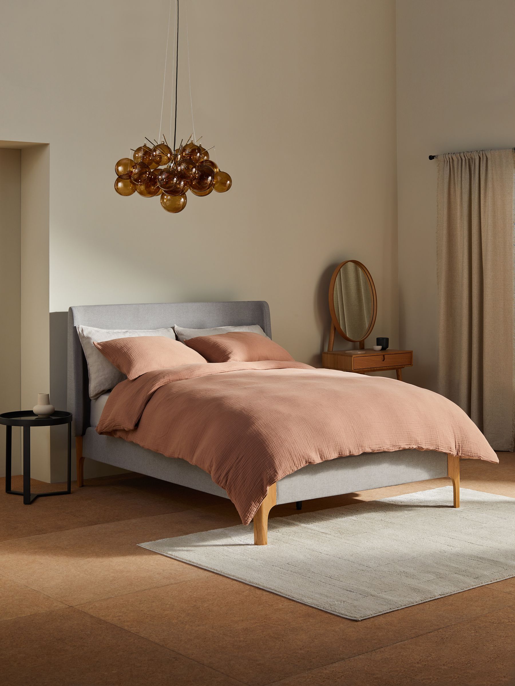 Bed Roscoe in Cool Grey - Image 1 of 5