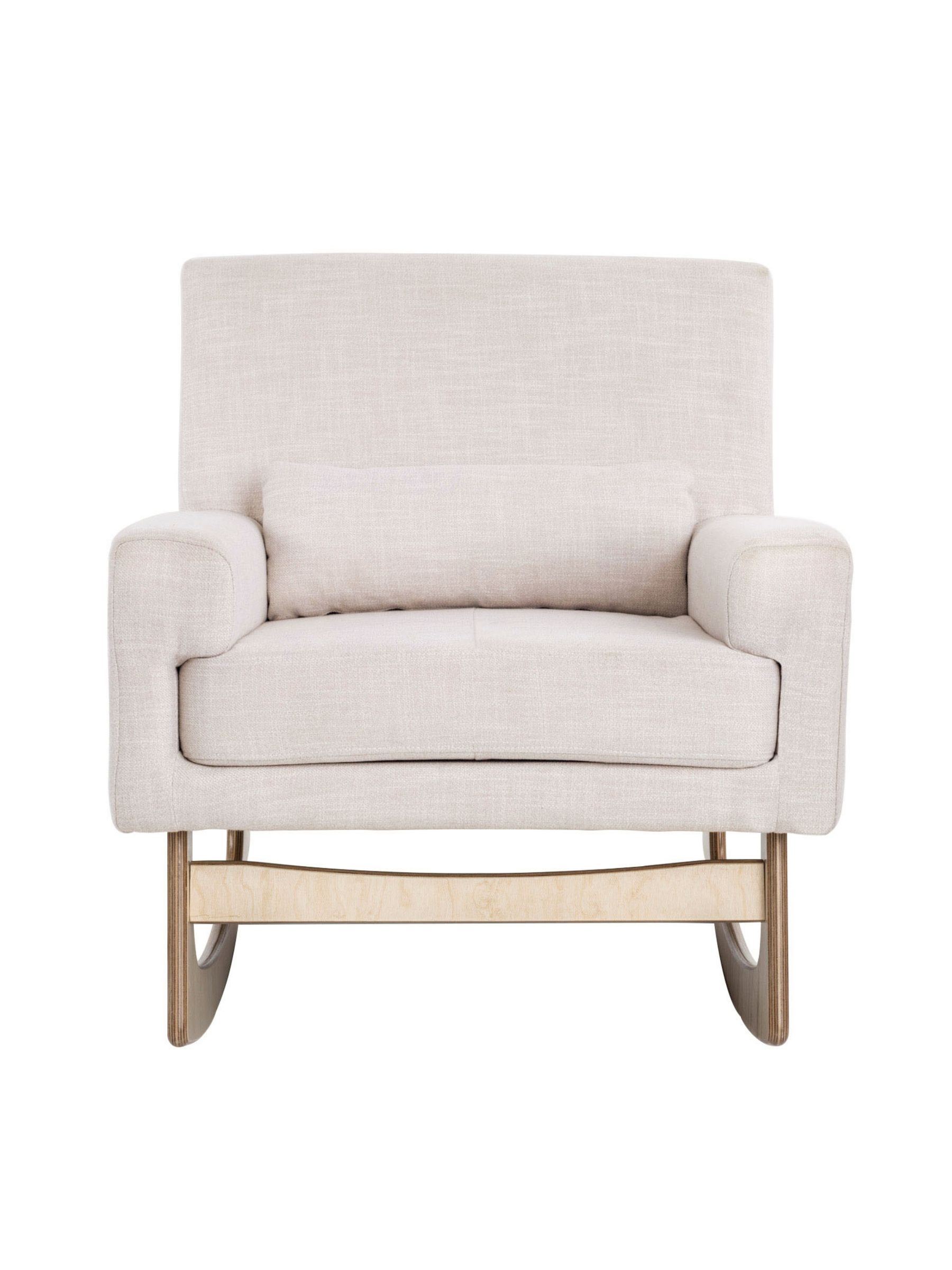 Gaia Baby Oatmeal Dove Serena Rocking Nursing Chair - Image 4 of 6
