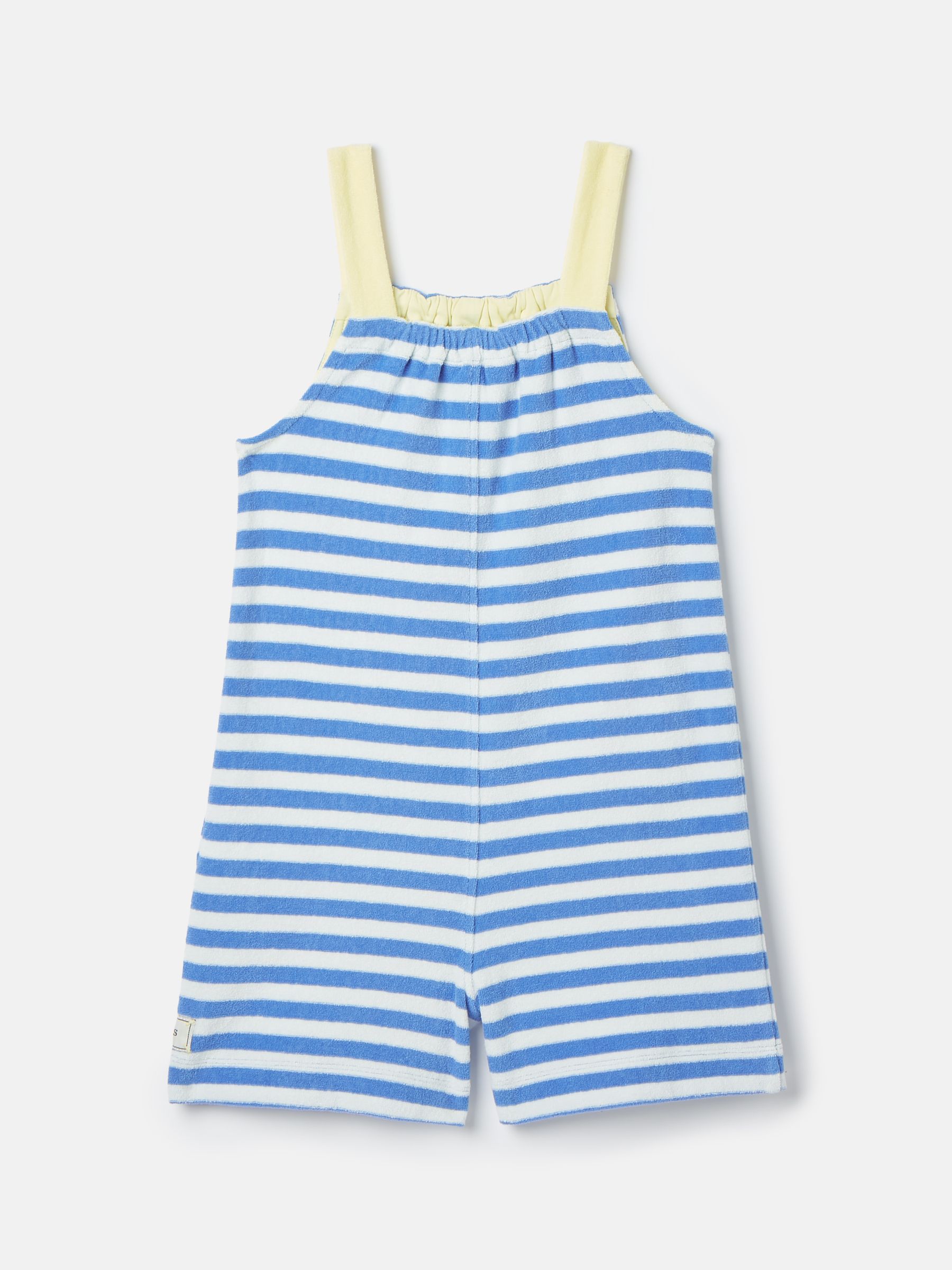 Girls' By The Sea Blue Striped Towelling Playsuit - Image 2 of 5 Girls' By The Sea Blue Striped Towelling Playsuit - Image 2 of 5