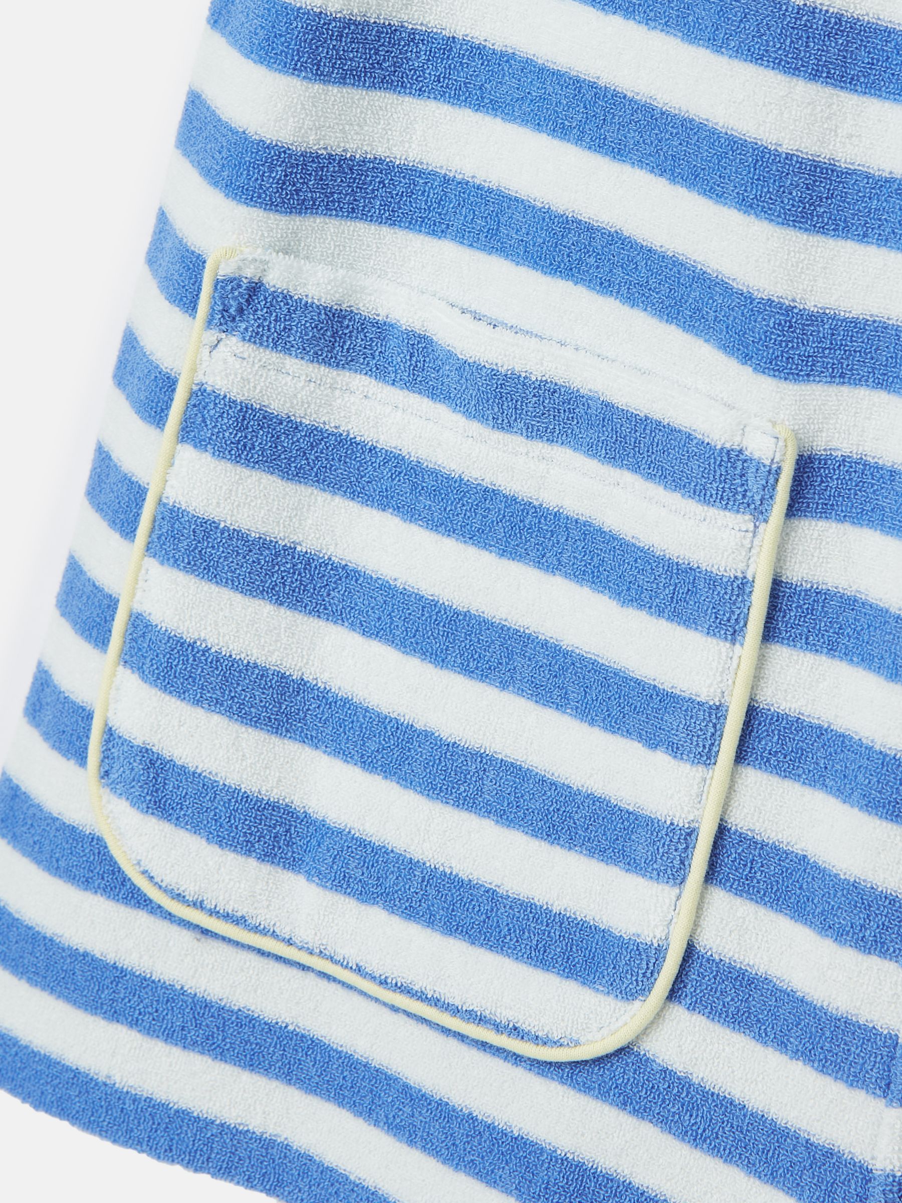 Girls' By The Sea Blue Striped Towelling Playsuit - Image 5 of 5