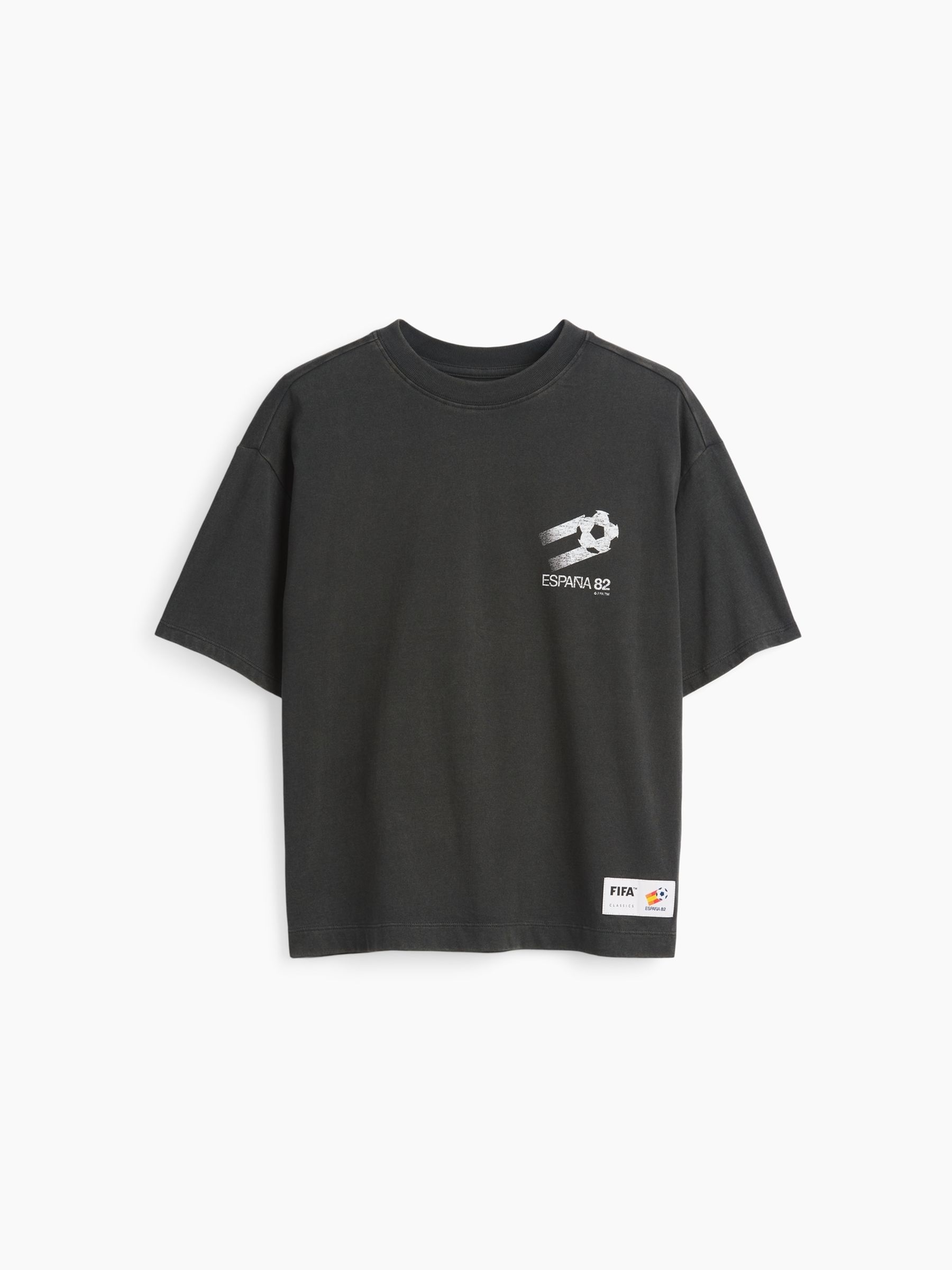 Black Spain FIFA WORLD CUP™ Graphic Short Sleeve T-Shirt - Image 1 of 3 Black Spain FIFA WORLD CUP™ Graphic Short Sleeve T-Shirt - Image 1 of 3