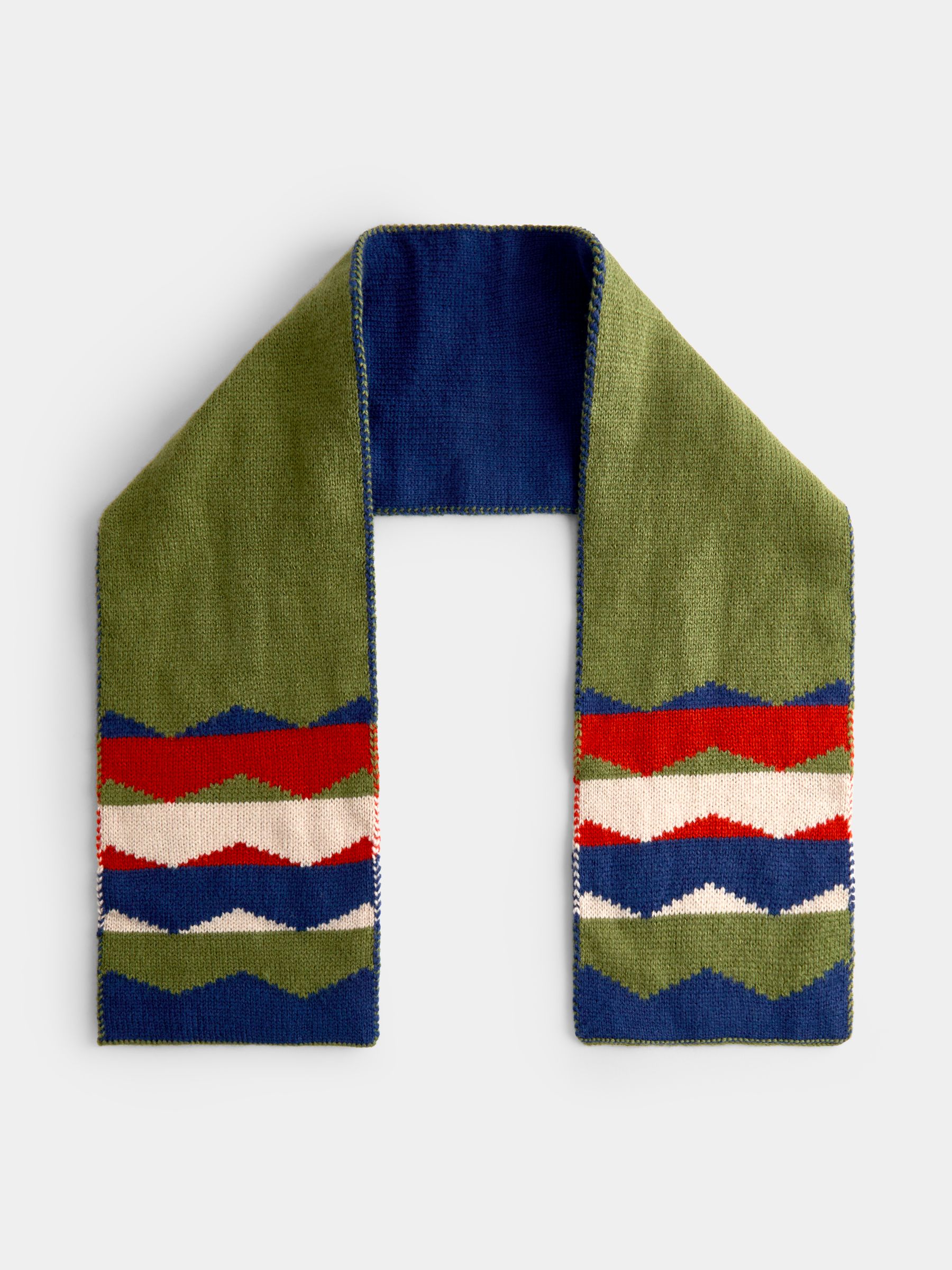 Blue Chevron Scarf - Image 1 of 4