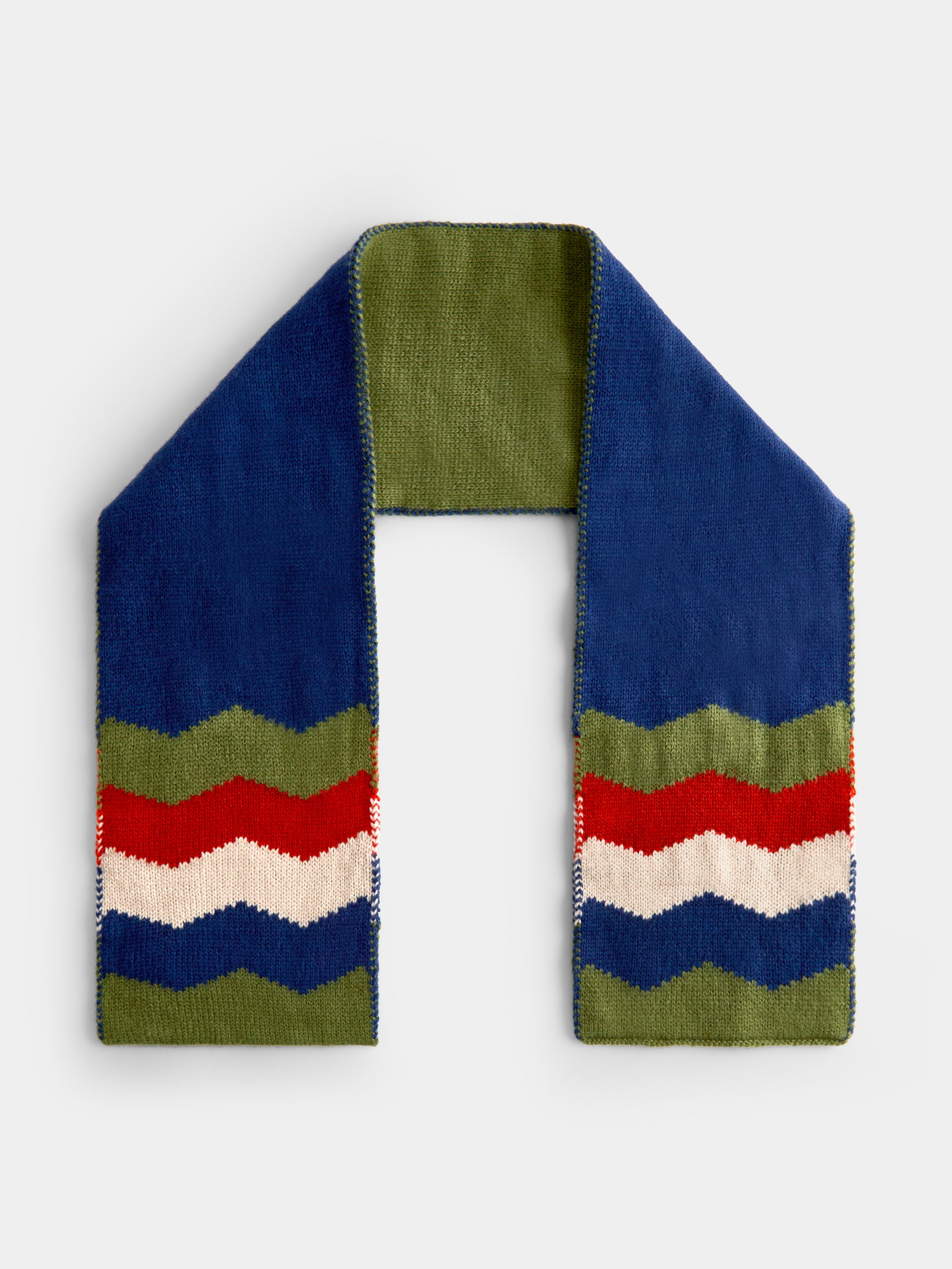 Blue Chevron Scarf - Image 2 of 4
