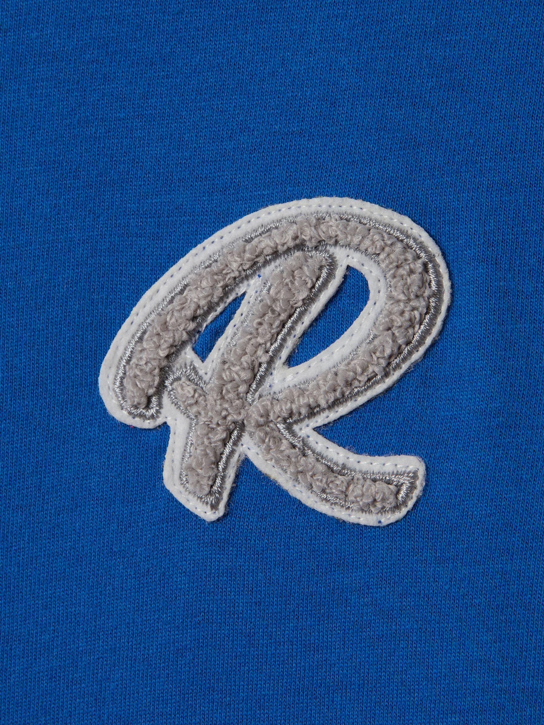 Senior Cotton Crew Neck T-Shirt in Lapis Blue - Image 5 of 5