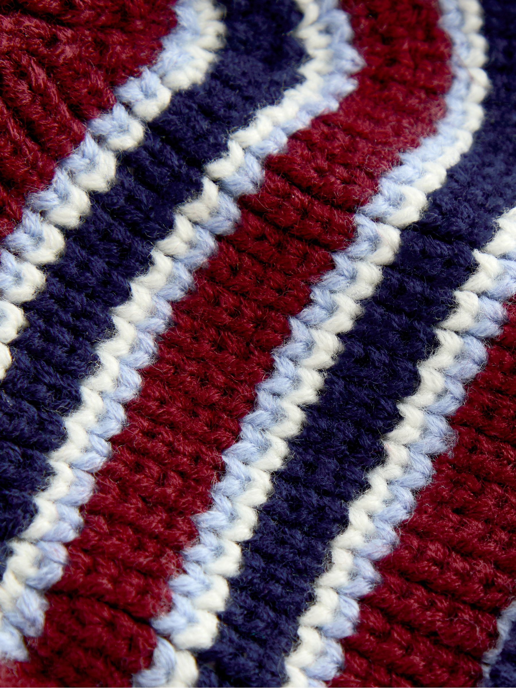 Blue Stripe Knitted Hat - Image 4 of 4