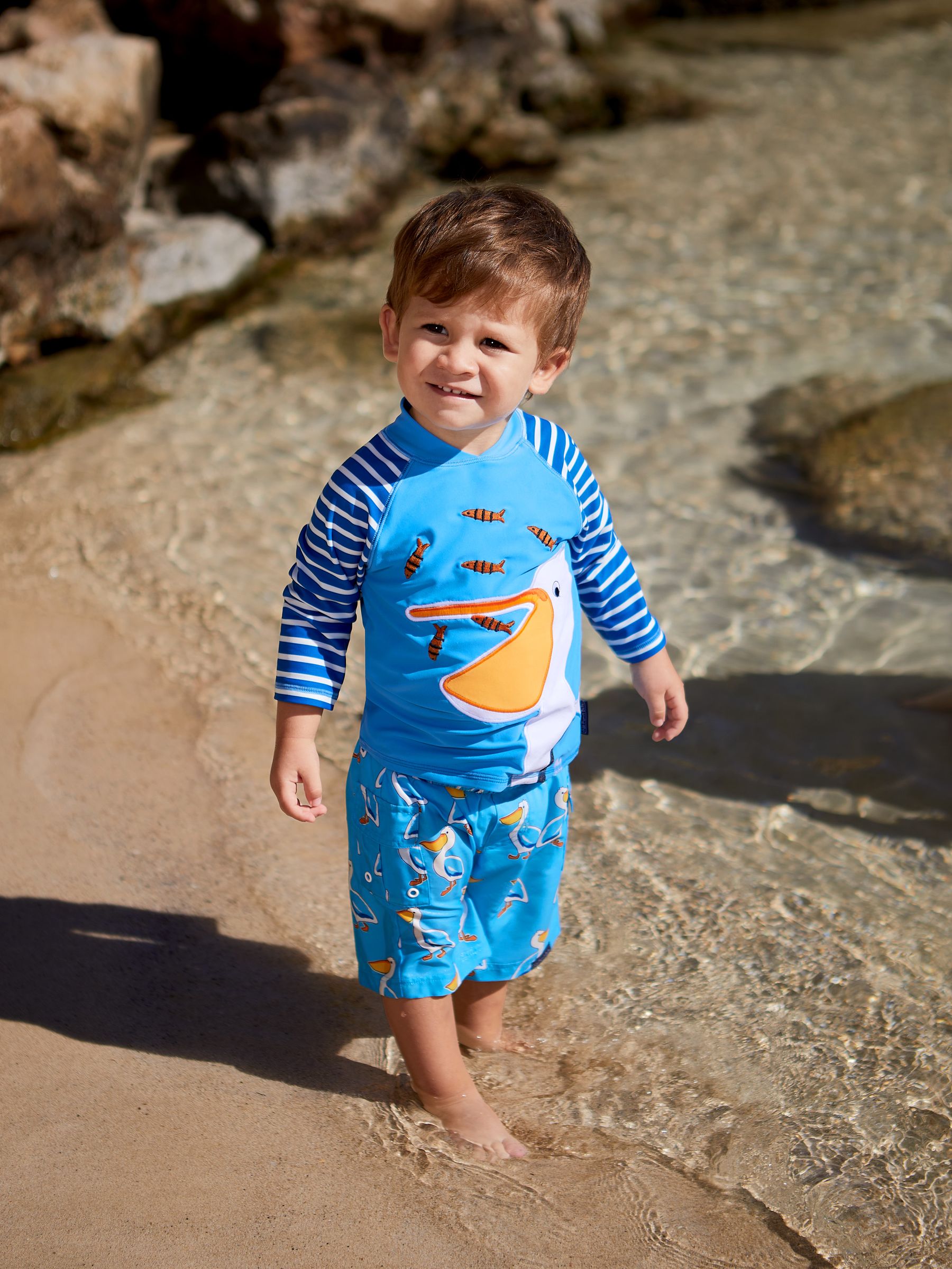 Blue Pelican UPF 50 Sun Protection Rash Vest - Image 1 of 5