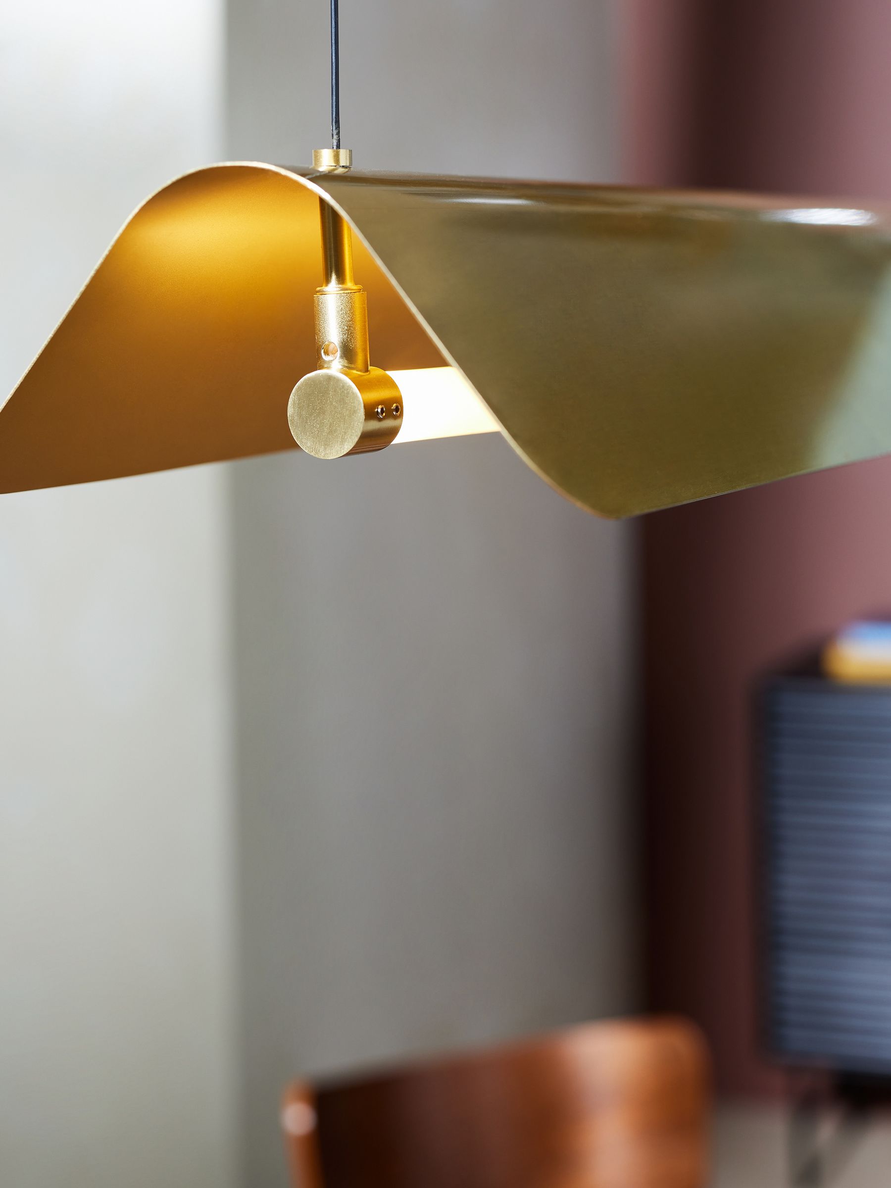 Ellis Ceiling Light in Brass - Image 2 of 3