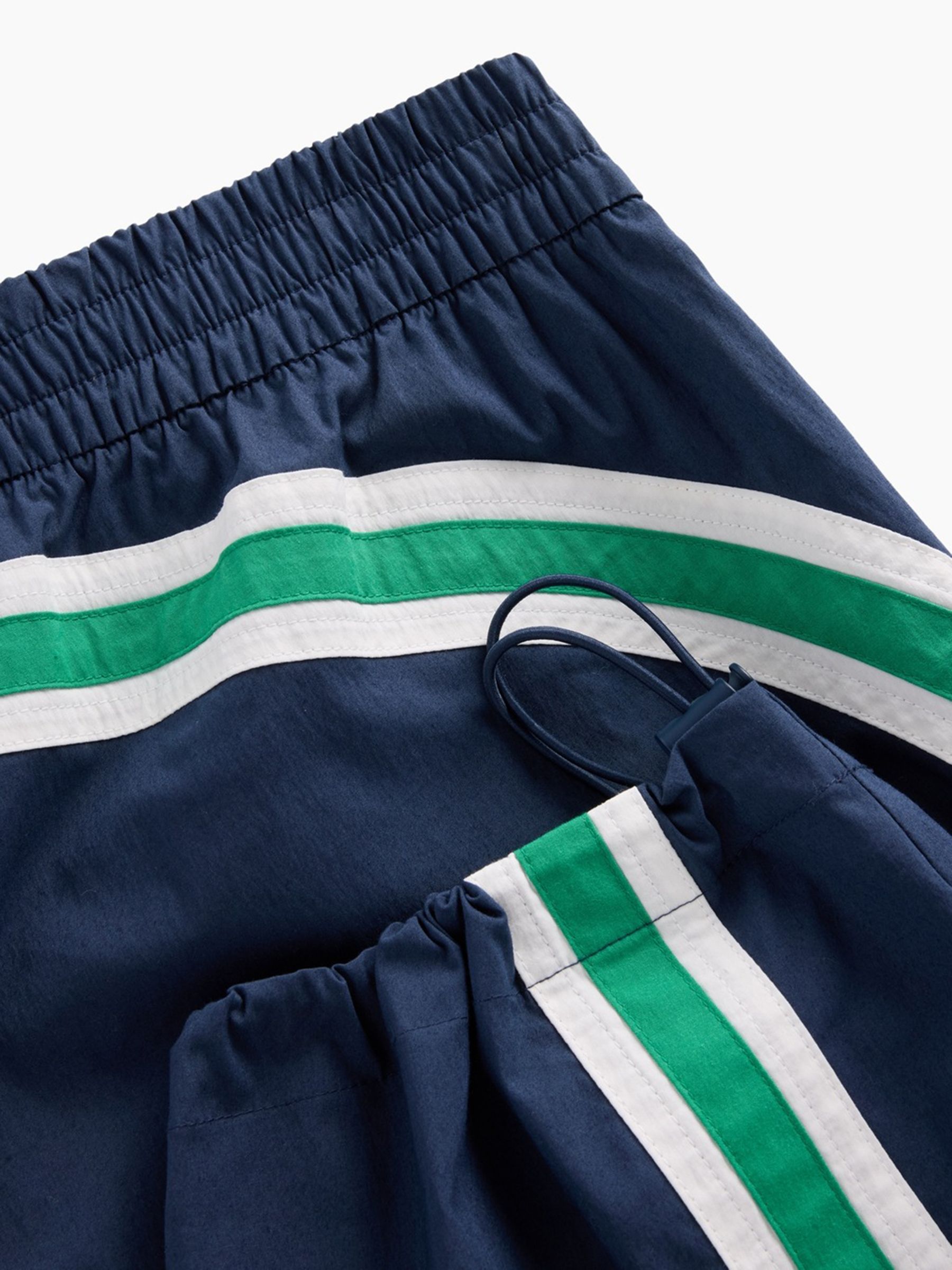 Gap x Malbon Navy Textured Poplin Barrel Track Joggers - Image 10 of 11