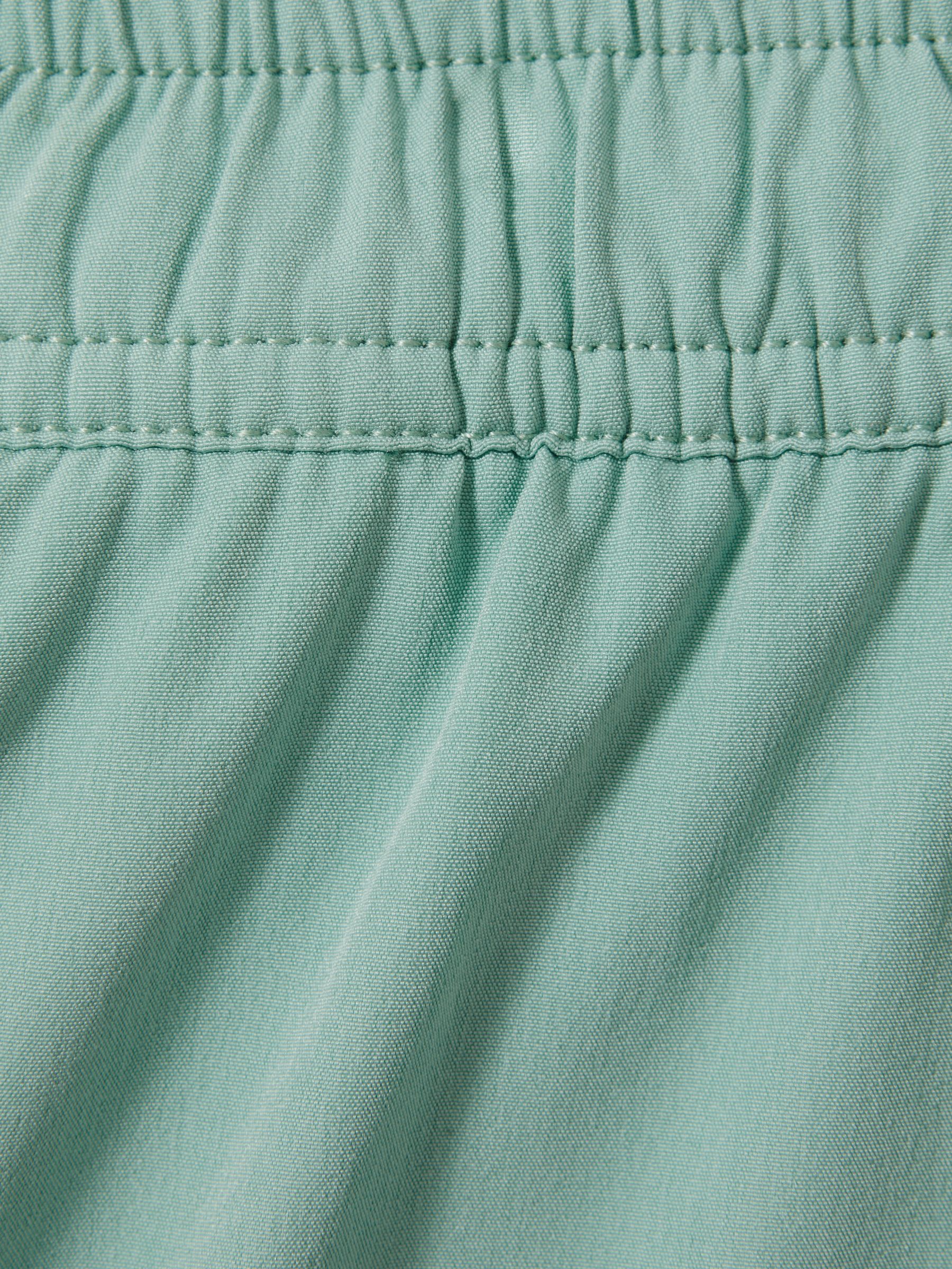 Teen Plain Drawstring Waist Swim Shorts in Aqua - Image 4 of 4