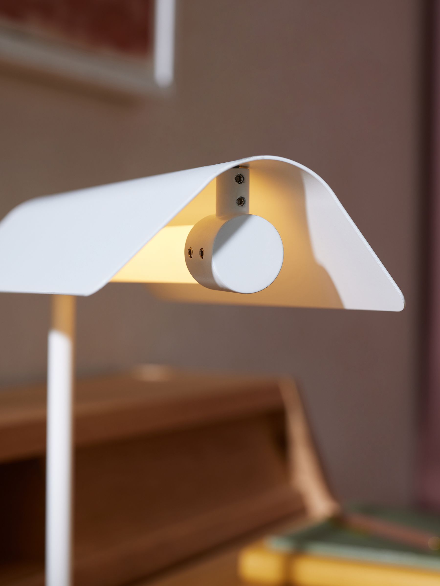 Ellis Table Lamp in White - Image 2 of 3
