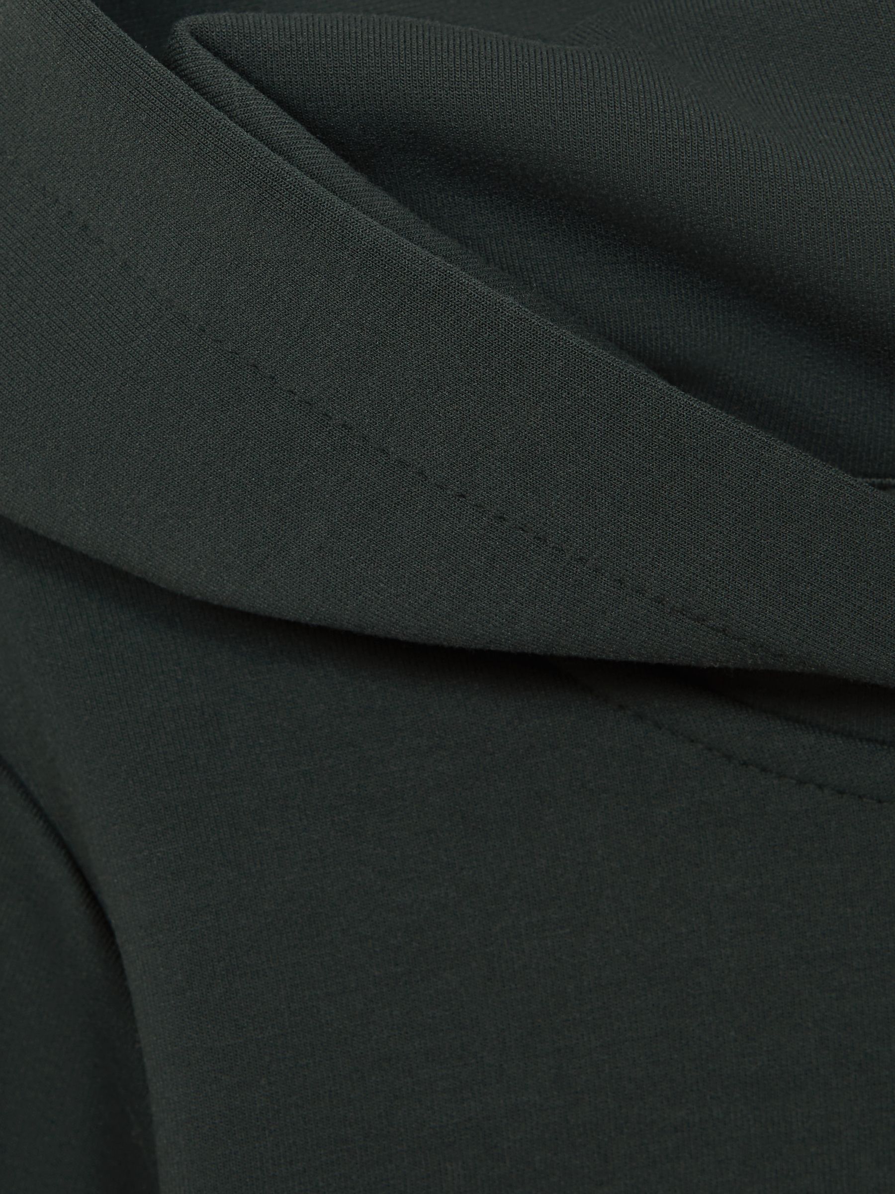 Junior Interlock Jersey Hoodie in Forest Green - Image 5 of 5