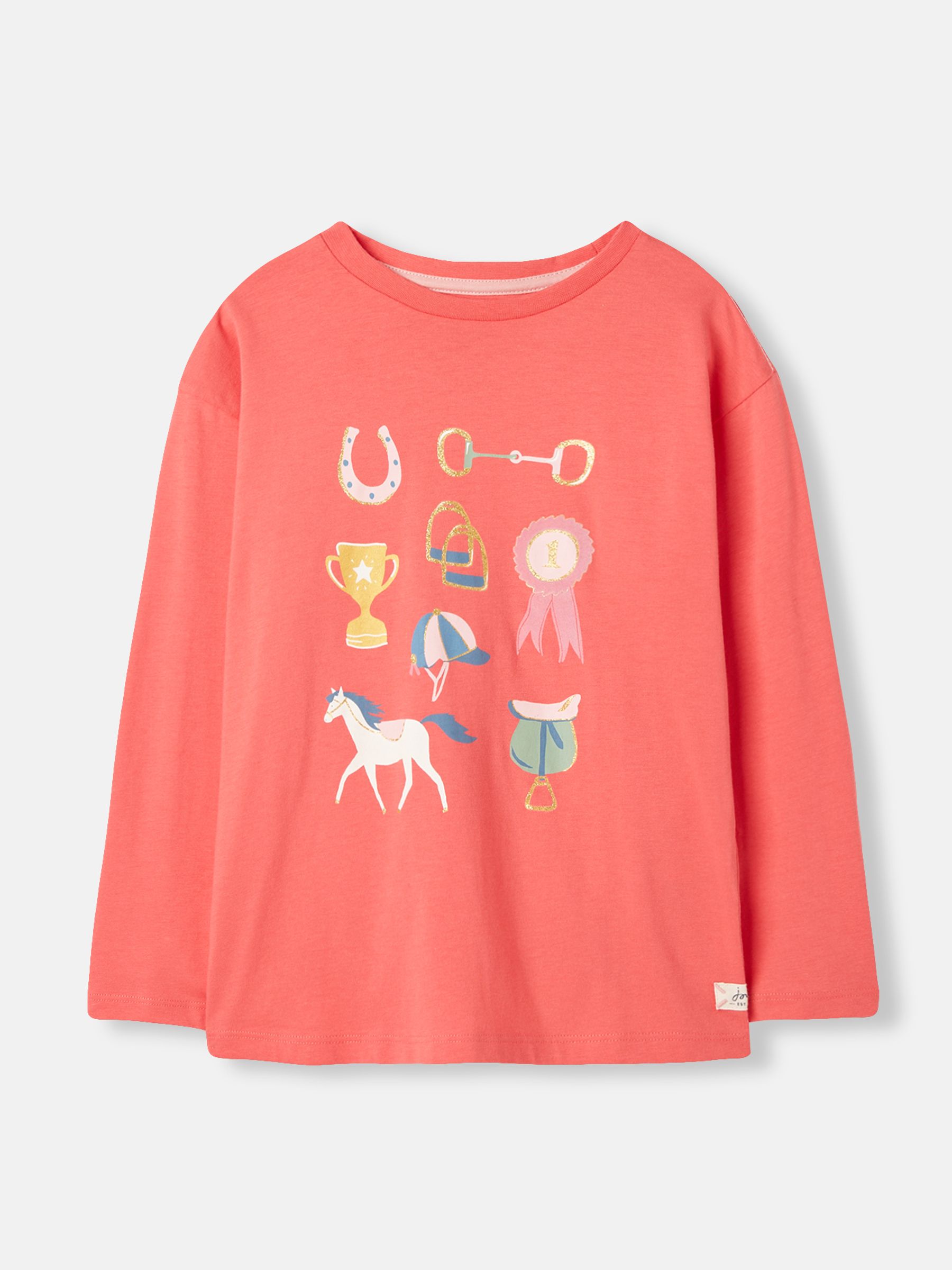 Bessie Pink Long Sleeve Jersey Top - Image 1 of 5
