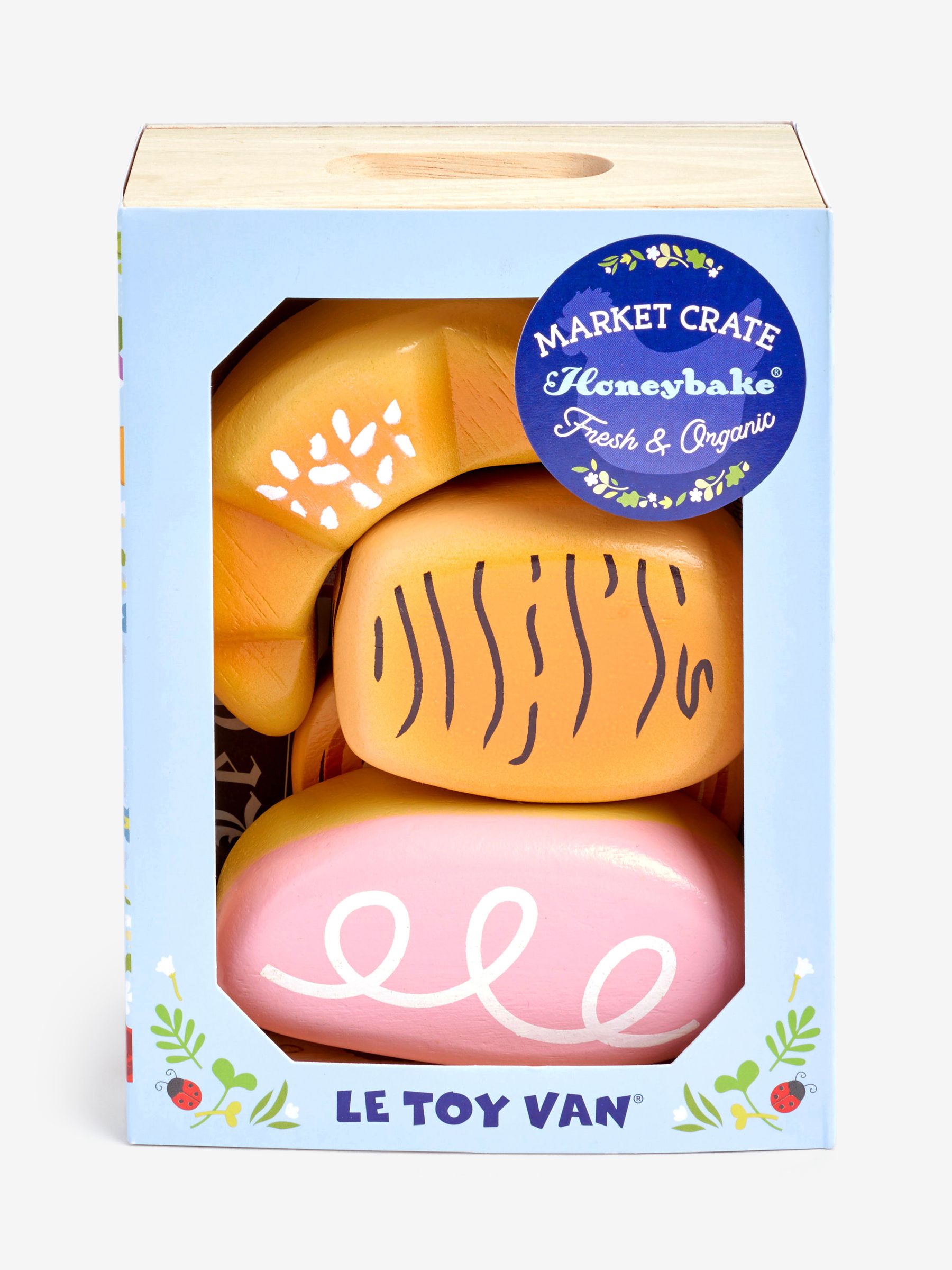Le Toy Van Honeybake Market Bakers Basket - Image 3 of 4