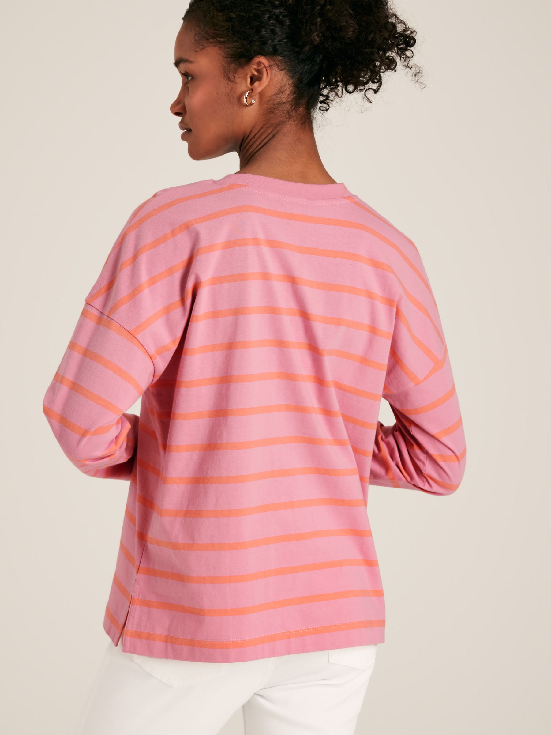 Ellie Pink Long Sleeve Jersey Top - Image 2 of 7