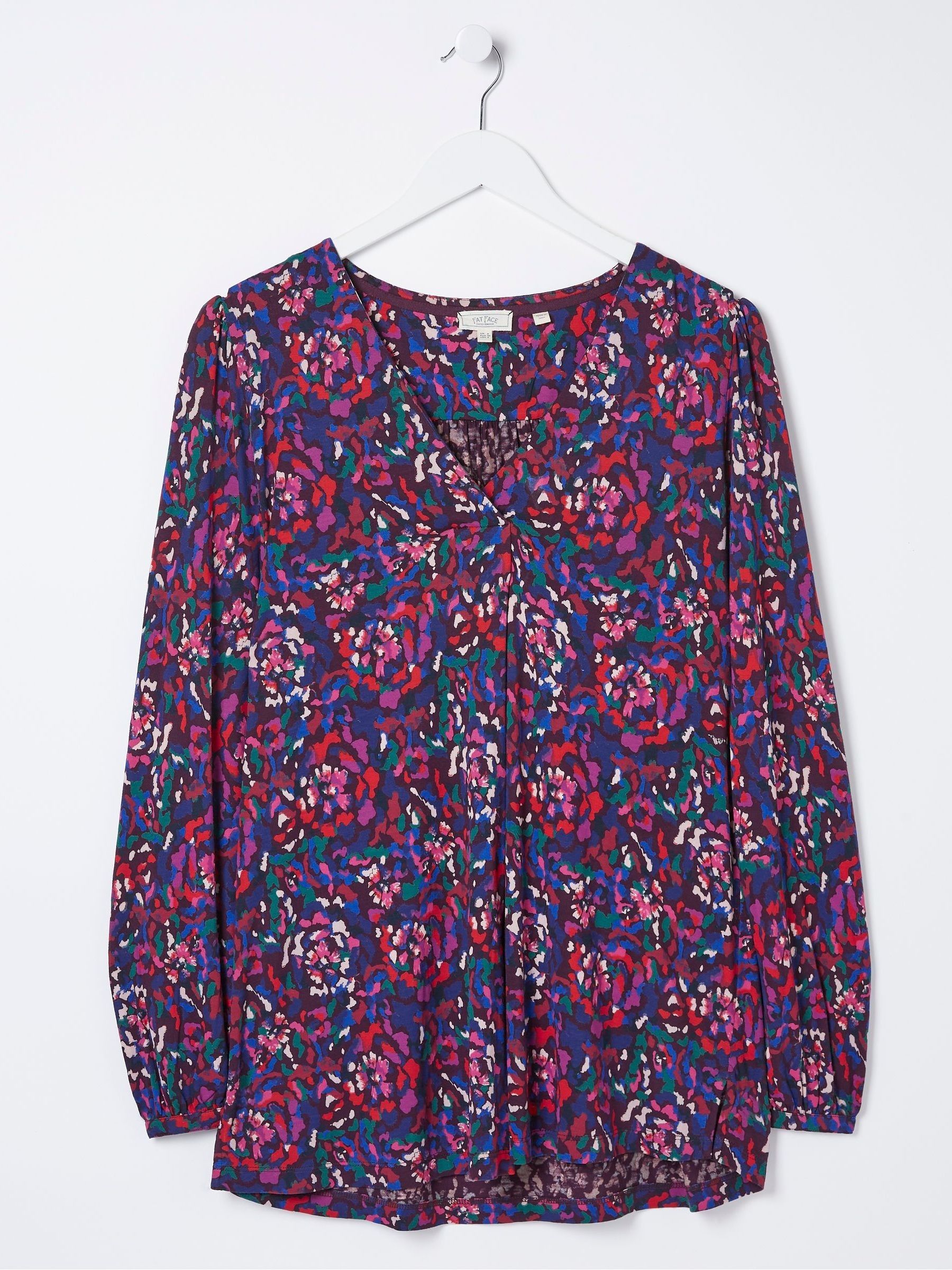 Purple Aurelia Abstract Marks Tunic - Image 5 of 5
