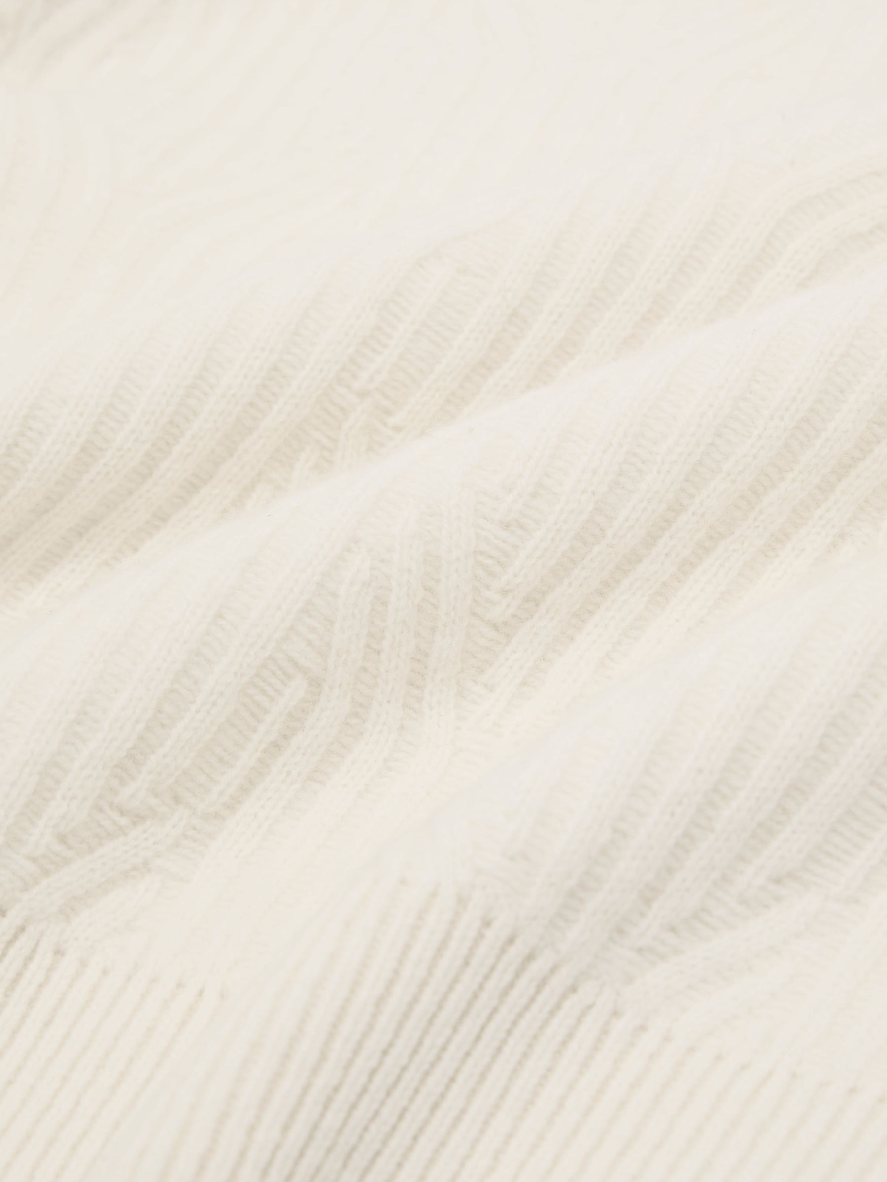 Wool-Cashmere Jacquard-Knit Jumper in Ivory - Image 6 of 6