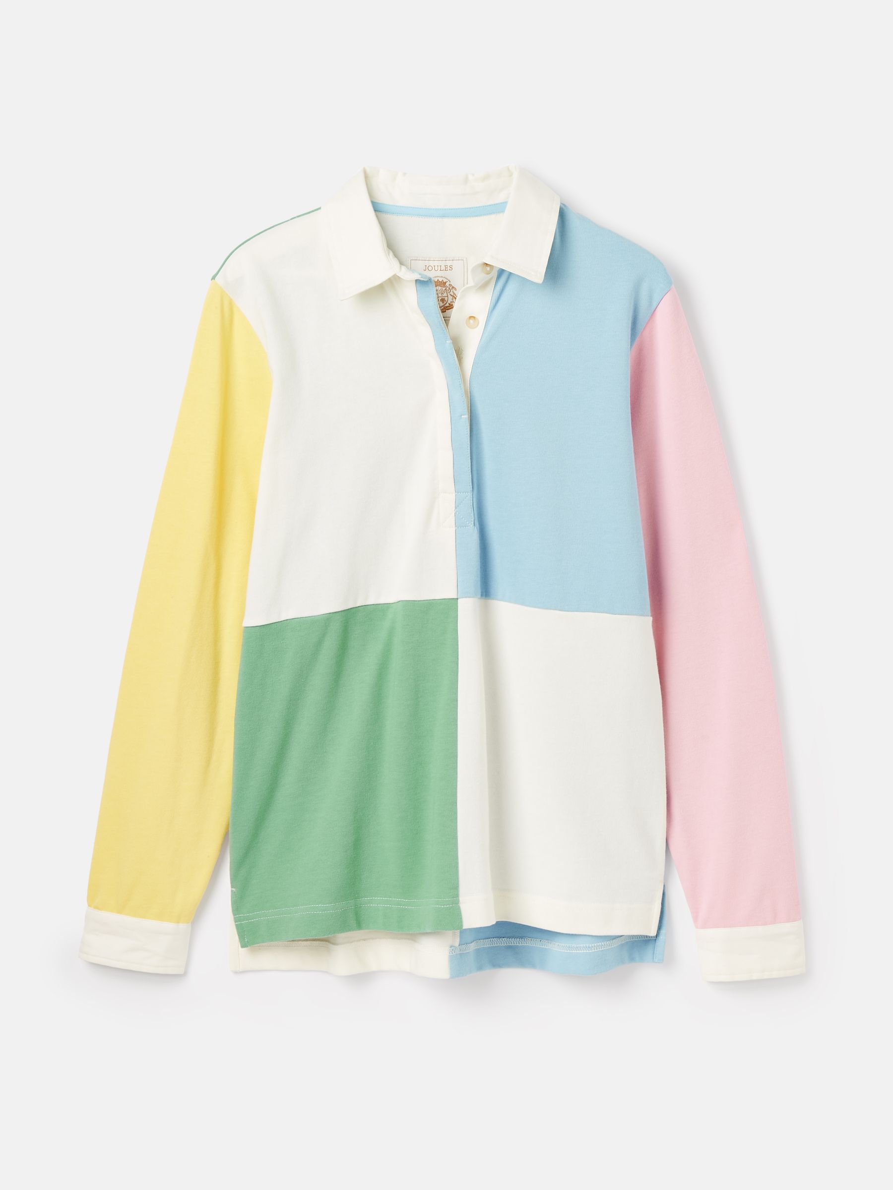 Falmouth Multi Colour Block Cotton Rugby Shirt - Image 7 of 7