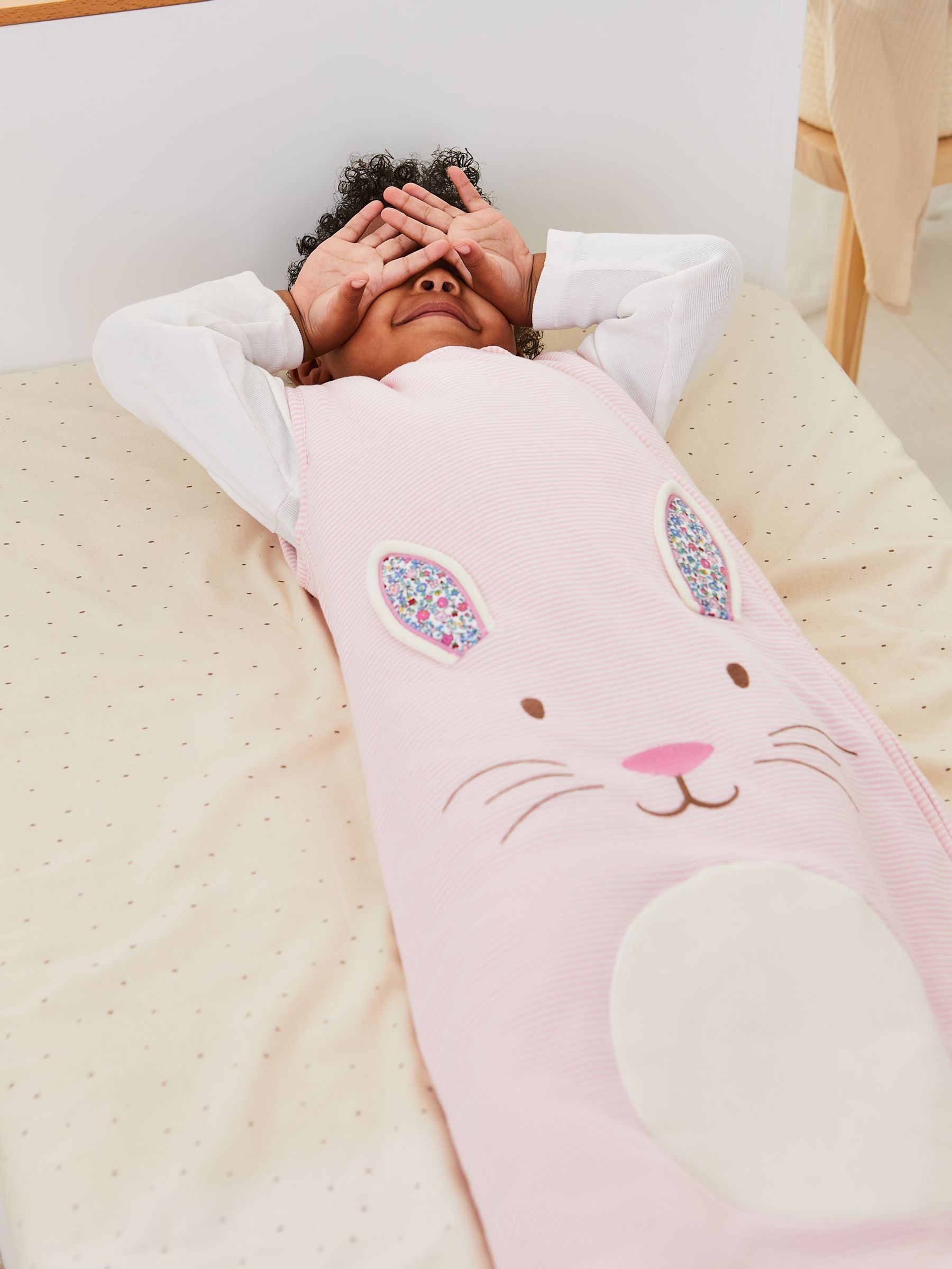 Pink Bunny Appliqué 2.5 Tog Toddler Sleeping Bag - Image 2 of 6