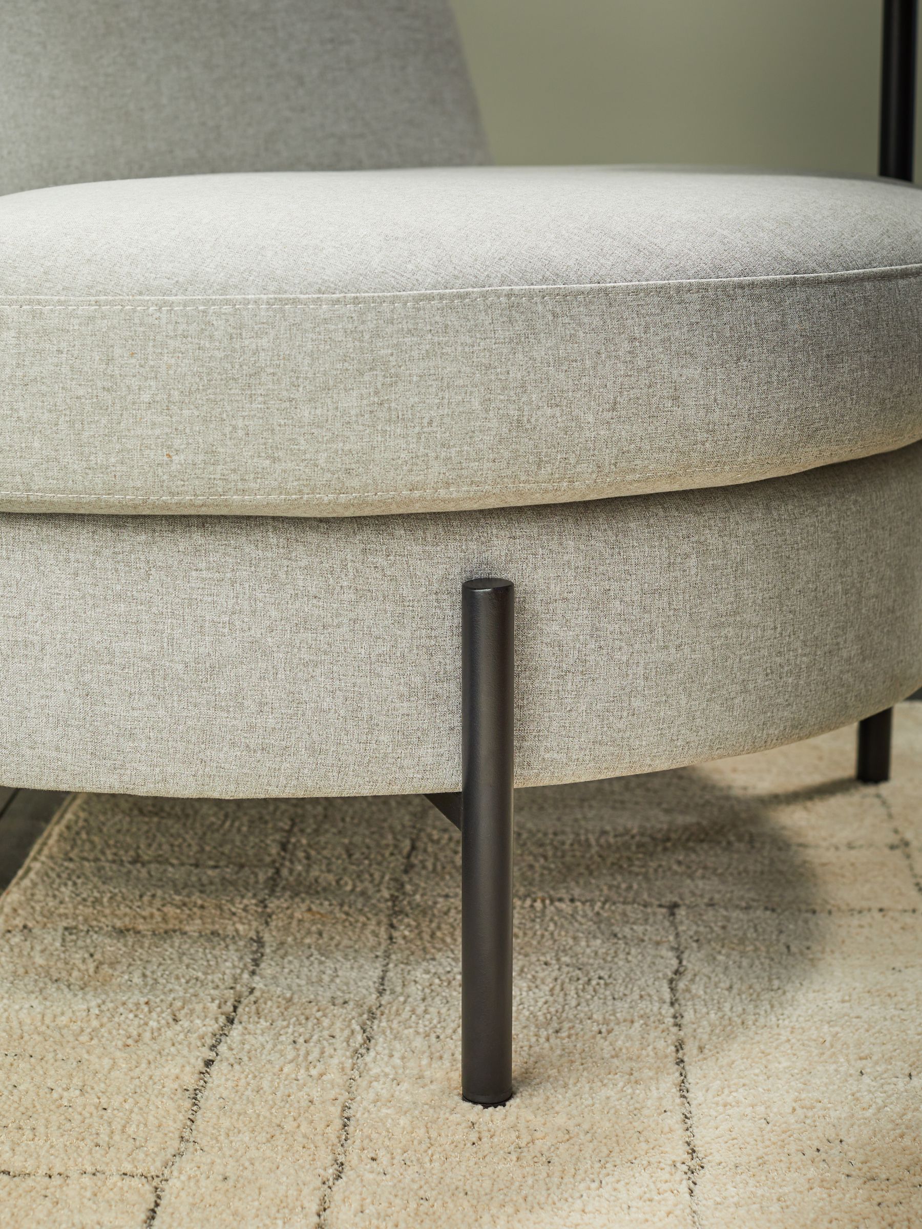 Mazie Accent Chair in Cool Grey - Image 3 of 4