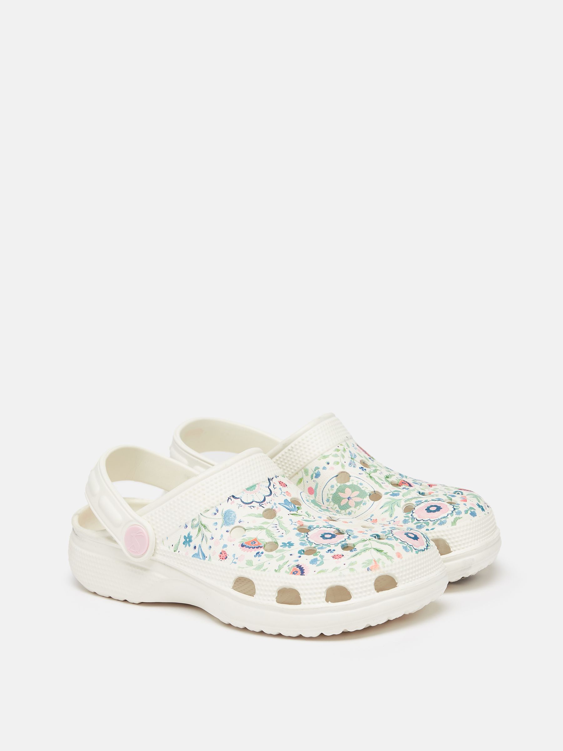 Girls' Poole Cream EVA Printed Clogs - Image 3 of 8