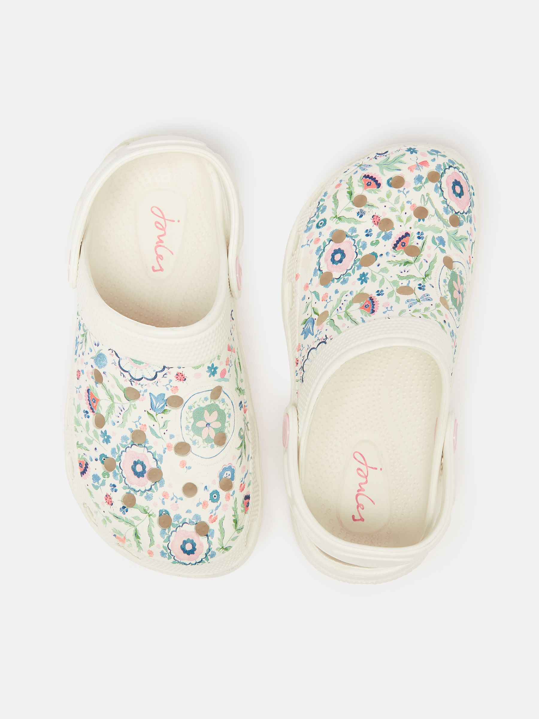 Girls' Poole Cream EVA Printed Clogs - Image 5 of 8