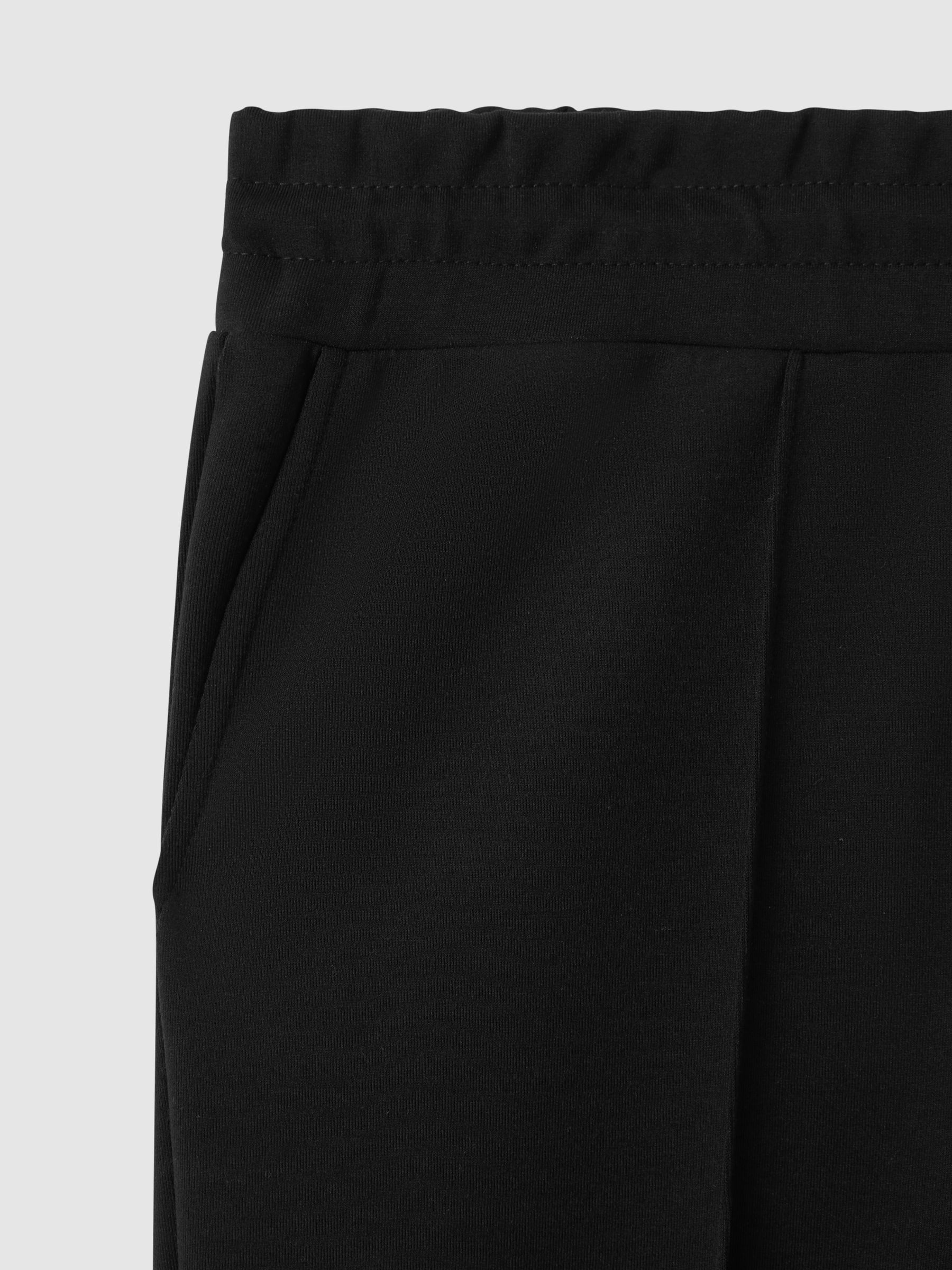 Drawstring Jersey Joggers in Black - Image 5 of 7