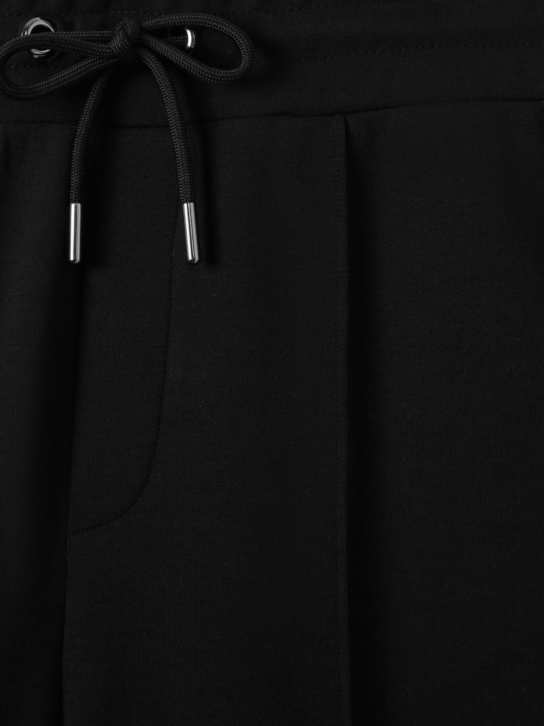 Drawstring Jersey Joggers in Black - Image 6 of 7