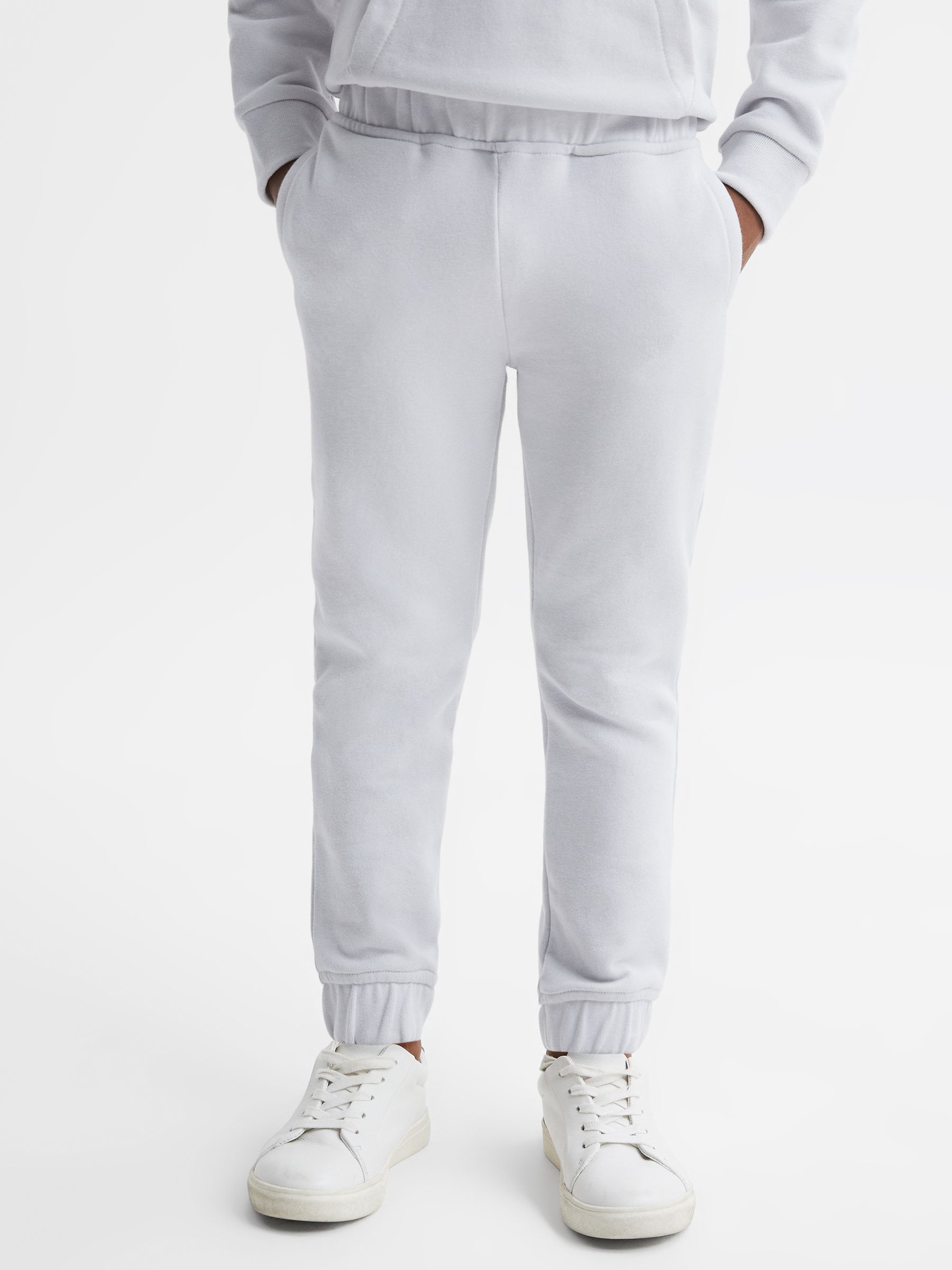 Senior Garment Dye Jersey Joggers in Ice Blue - Image 1 of 6