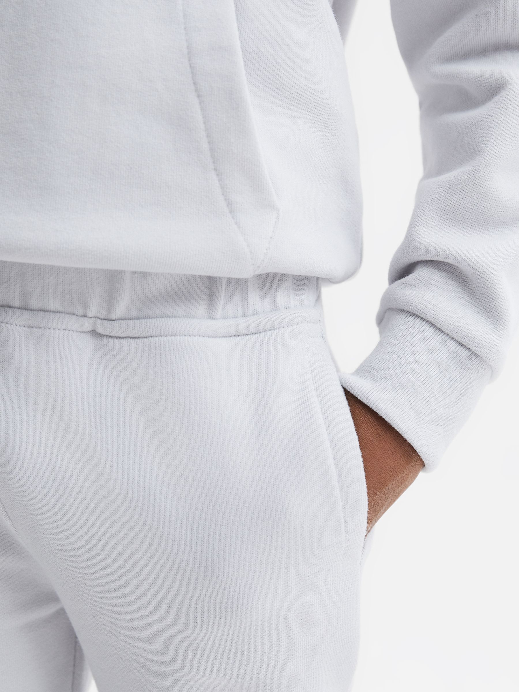 Senior Garment Dye Jersey Joggers in Ice Blue - Image 4 of 6