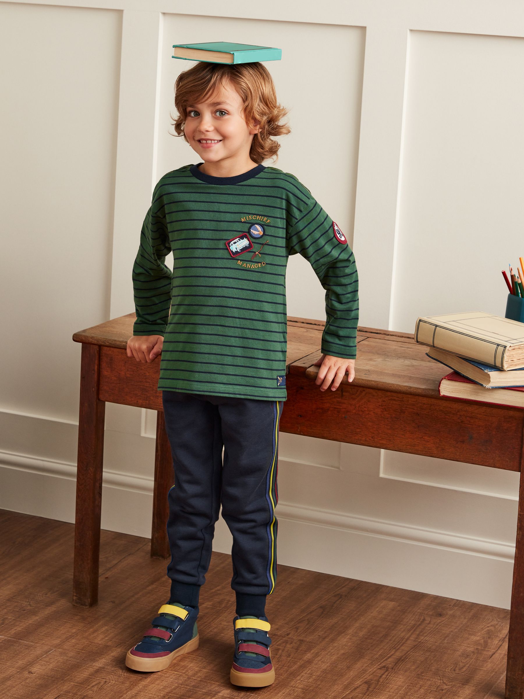 Mischief Managed Green Harry Potter™ Long Sleeve Top - Image 1 of 6