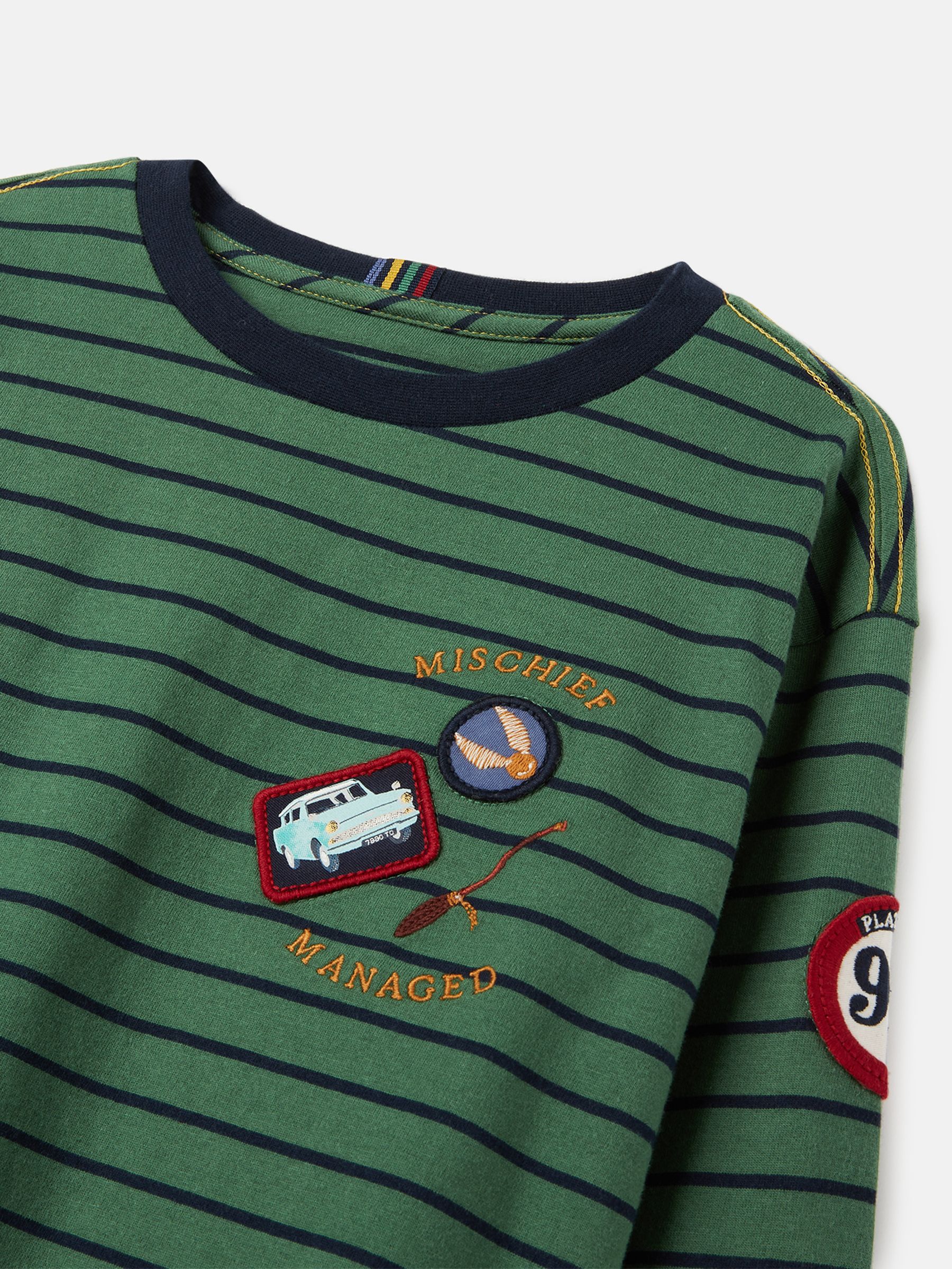 Mischief Managed Green Harry Potter™ Long Sleeve Top - Image 5 of 6