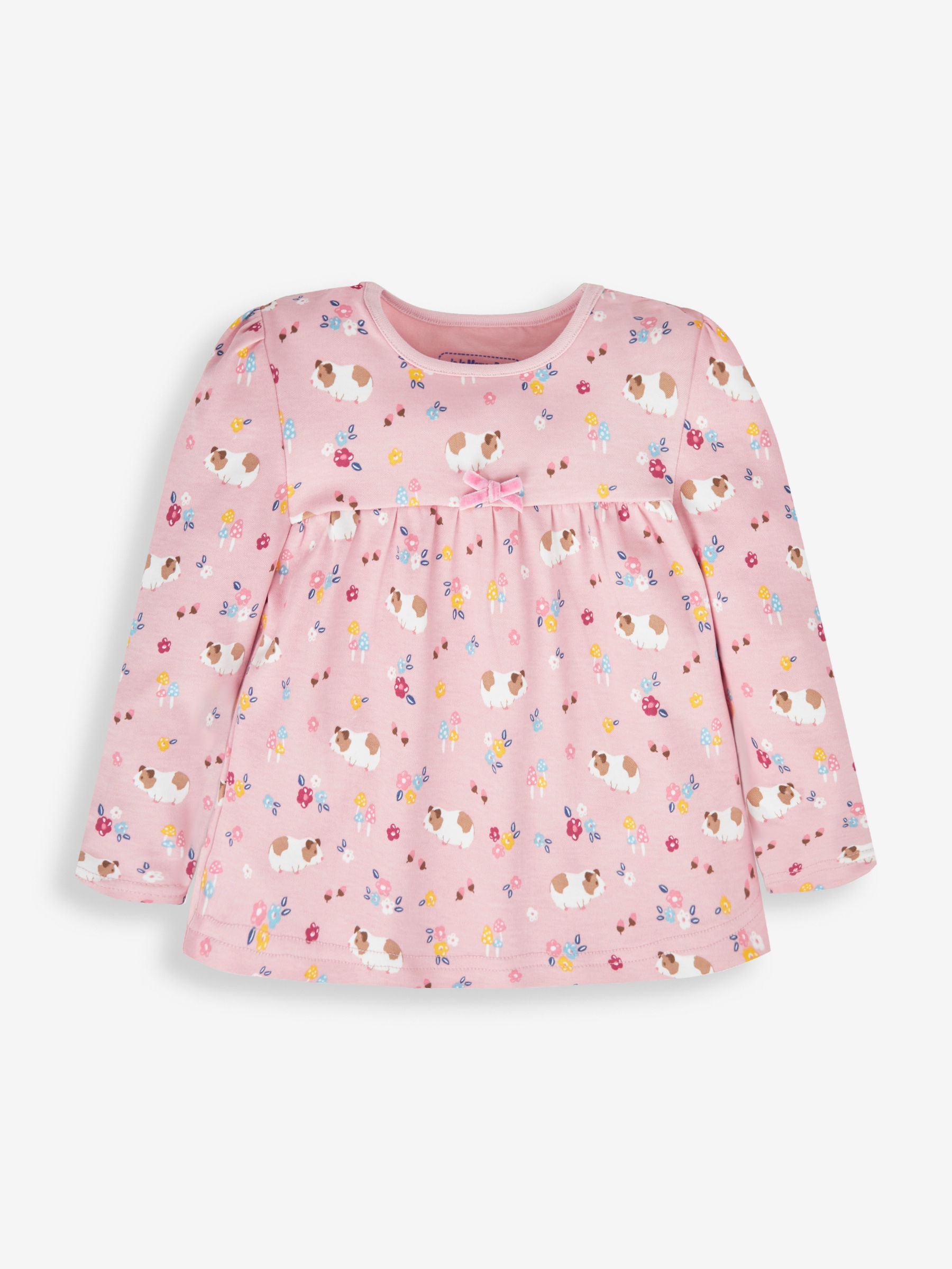 Pink Girls' 2-Pack Guinea Pig Jersey Pyjamas - Image 4 of 10