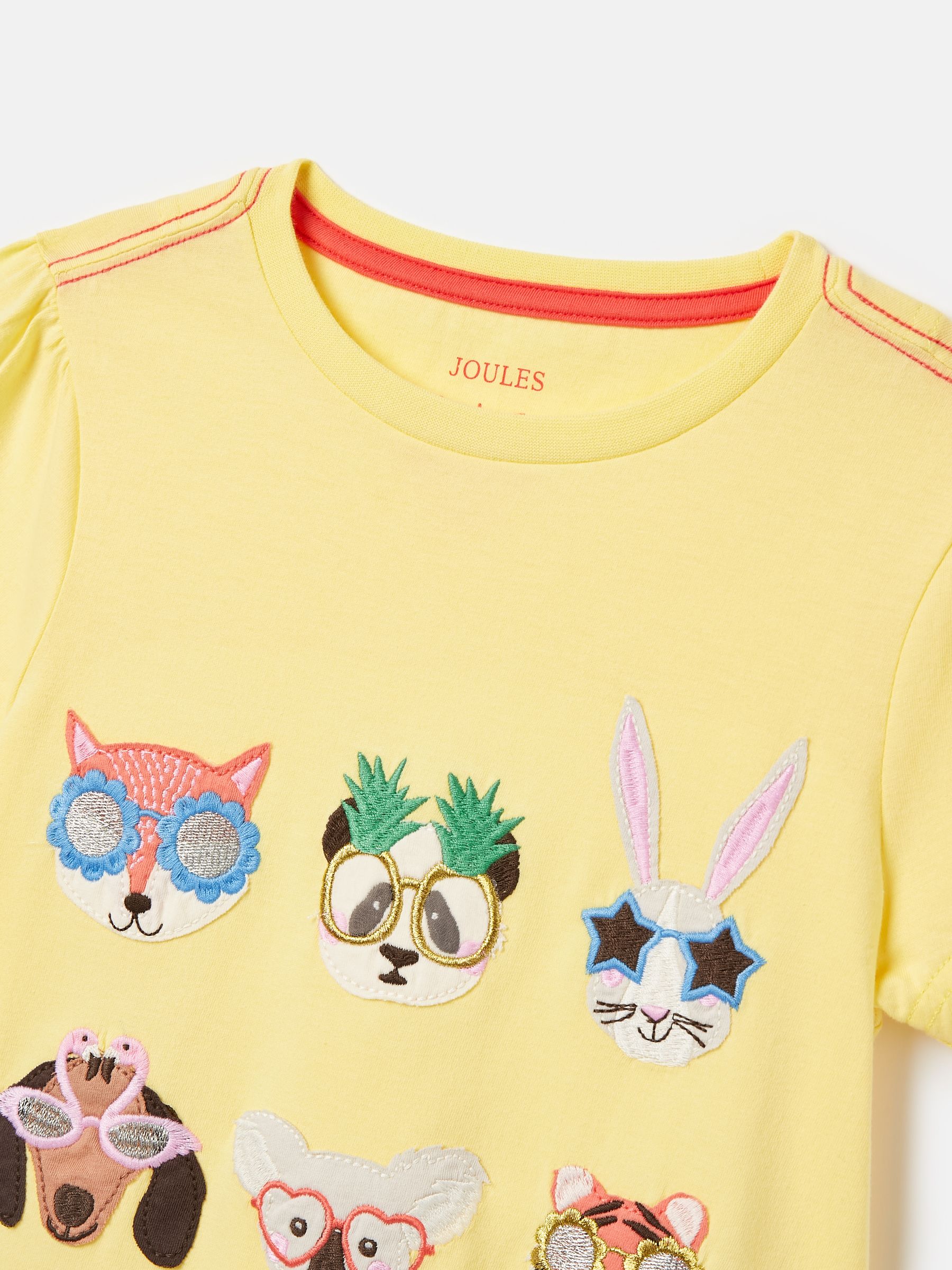 Girls' Astra Yellow Short Sleeve Artwork T-Shirt - Image 3 of 7