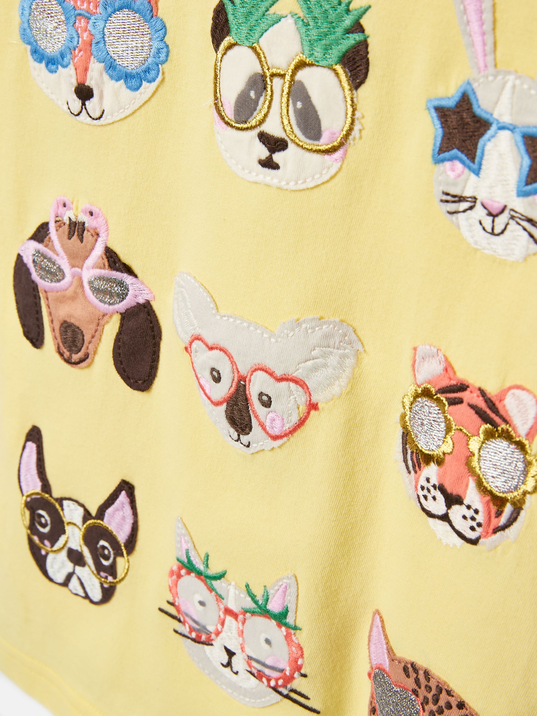 Girls' Astra Yellow Short Sleeve Artwork T-Shirt - Image 4 of 7