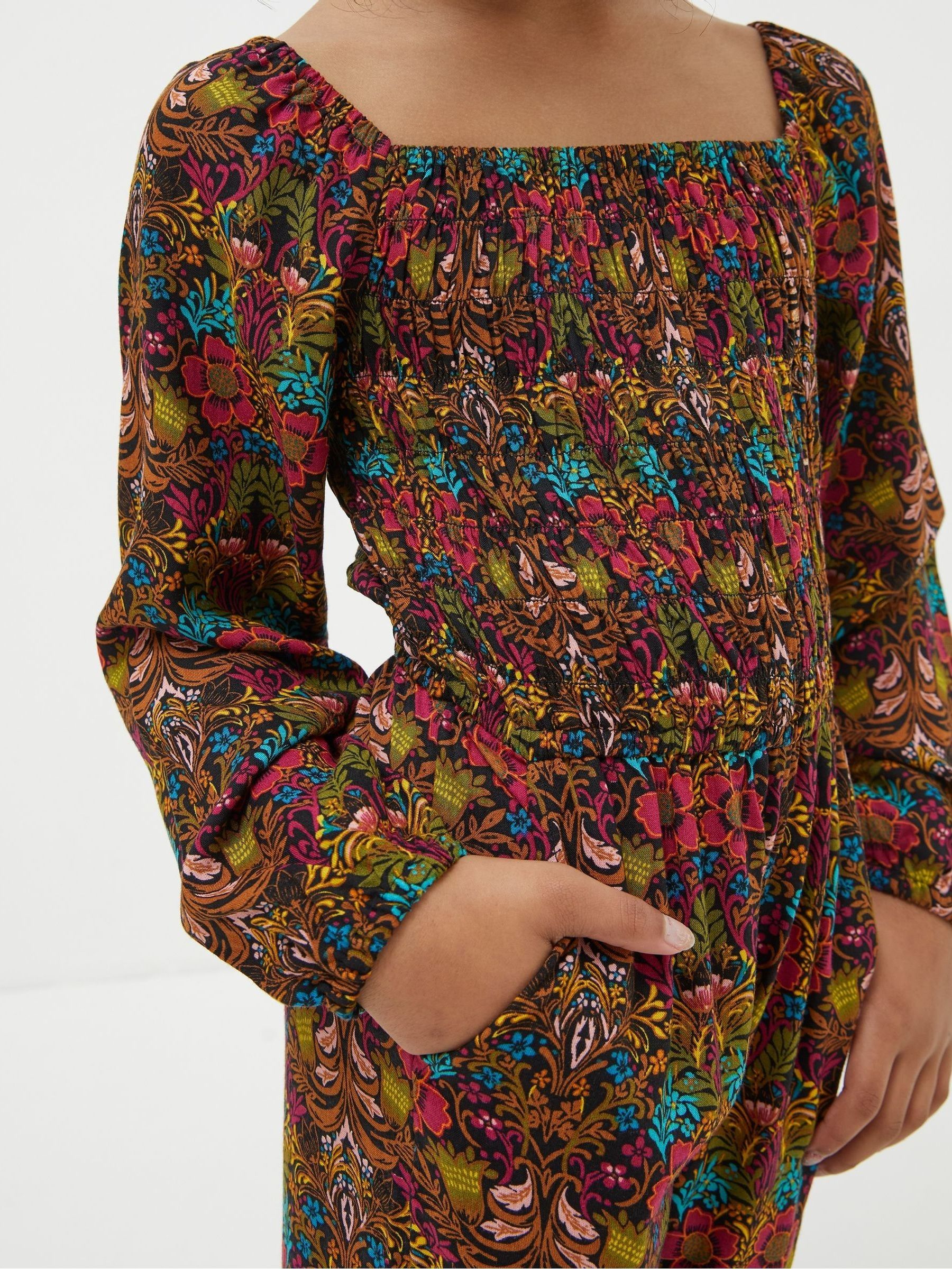 Pink Daisy Floral Print Jumpsuit - Image 3 of 3 Pink Daisy Floral Print Jumpsuit - Image 3 of 3