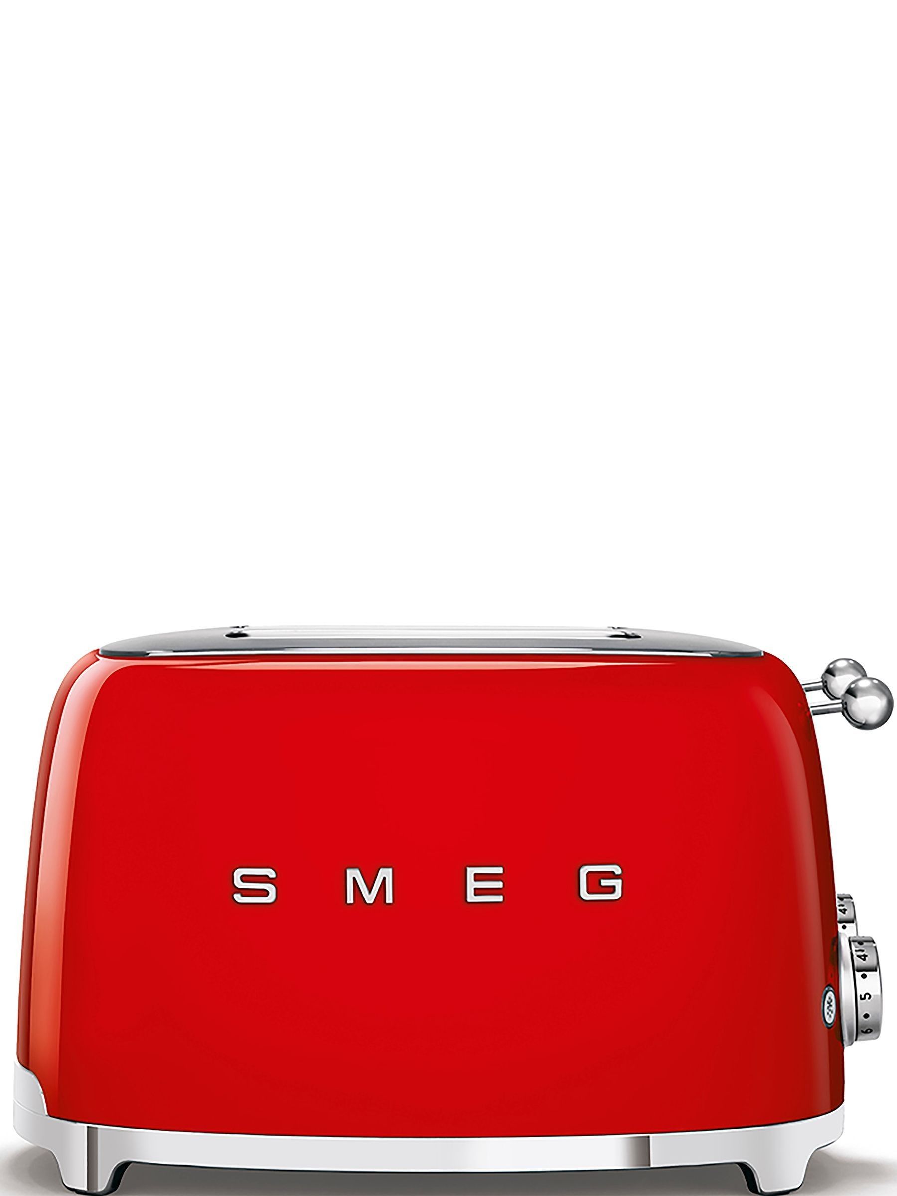 Smeg Red 4 Slice Toaster - Image 1 of 7