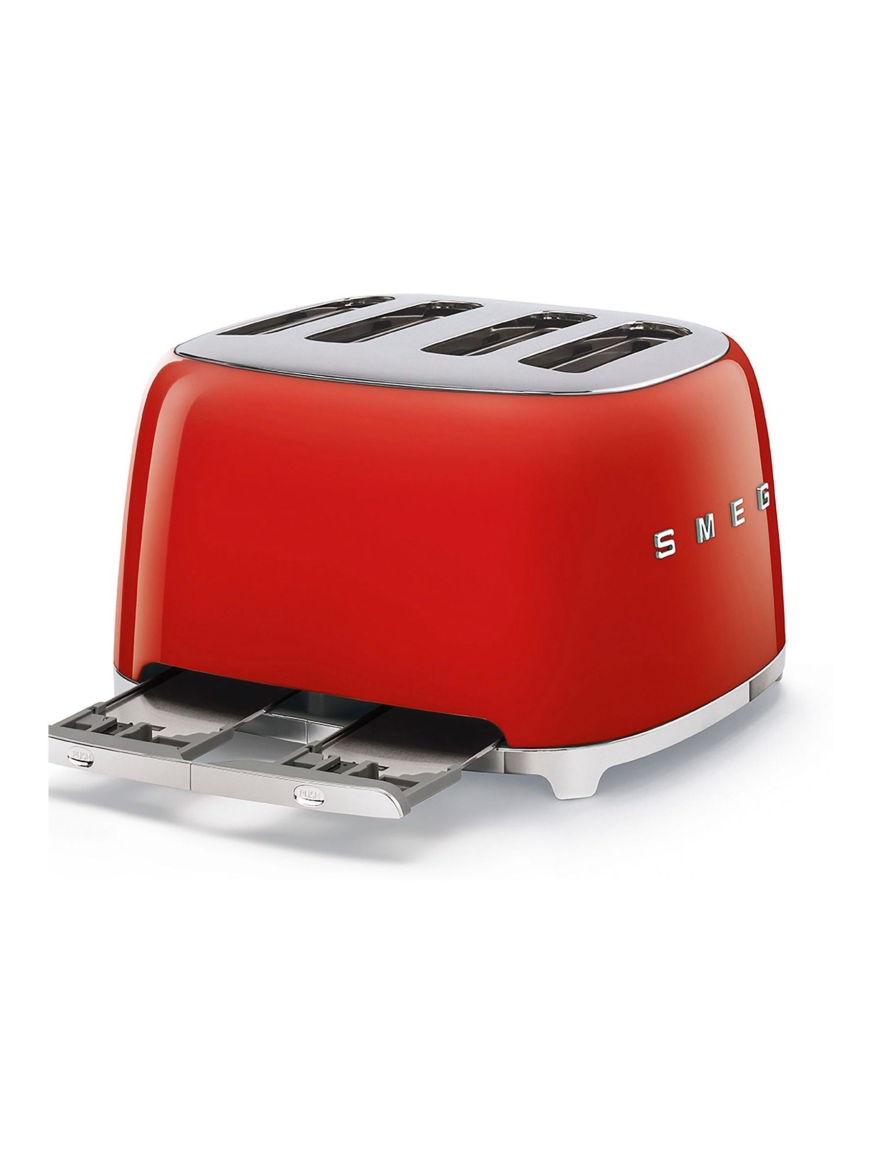 Smeg Red 4 Slice Toaster - Image 5 of 7