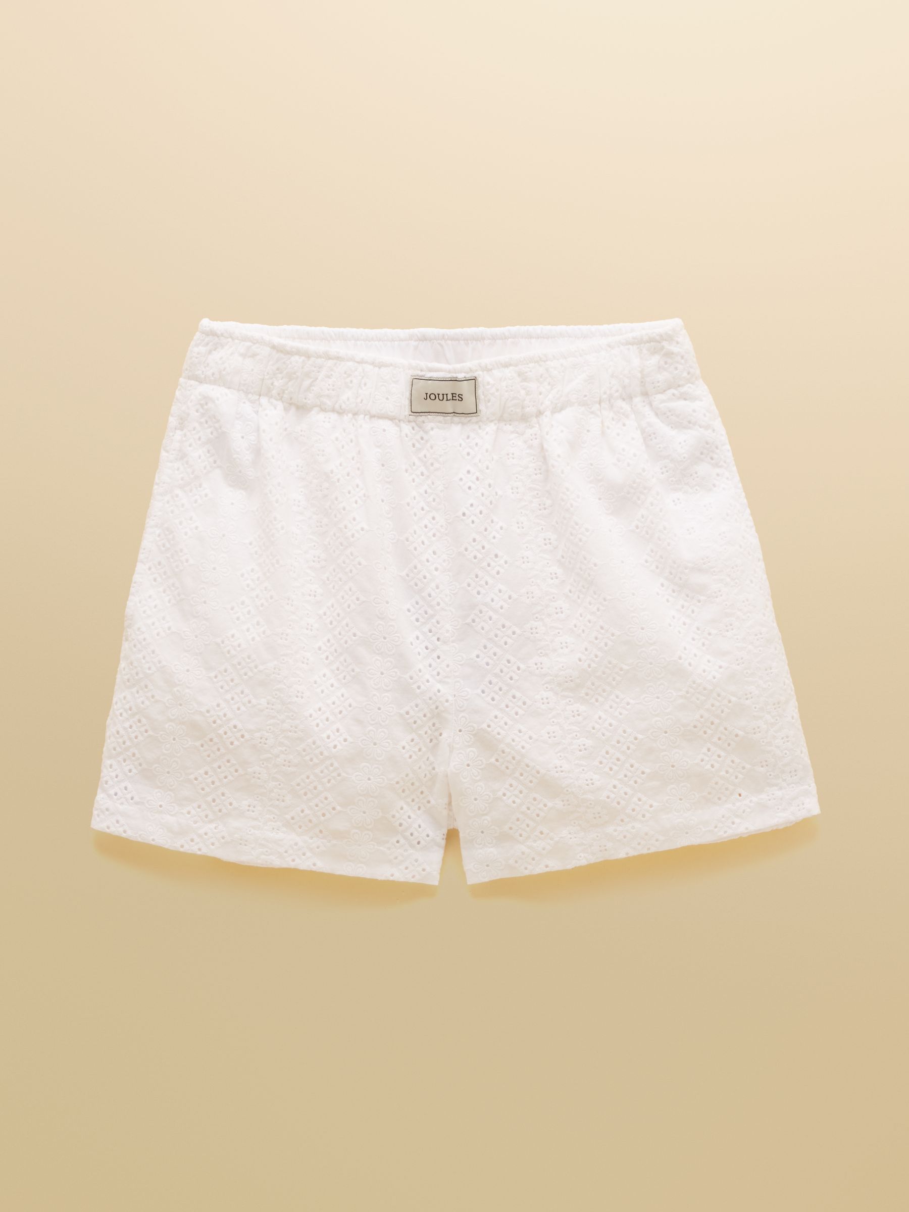 Amara White Broderie Pull On Short - Image 6 of 6