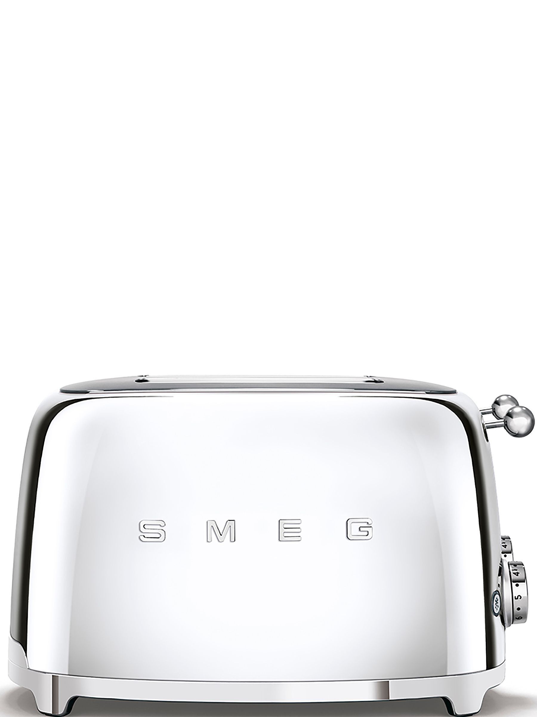 Smeg Silver 4 Slice Toaster - Image 2 of 5 Smeg Silver 4 Slice Toaster - Image 2 of 5