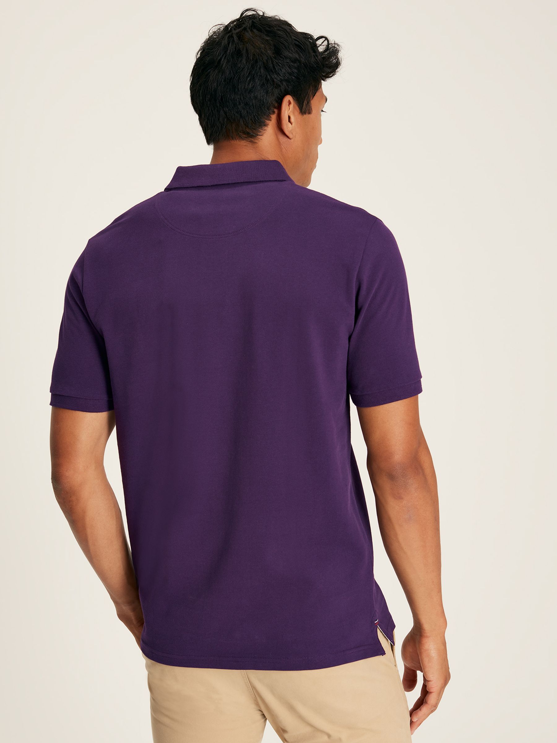 Woody Purple Cotton Polo Shirt - Image 2 of 6