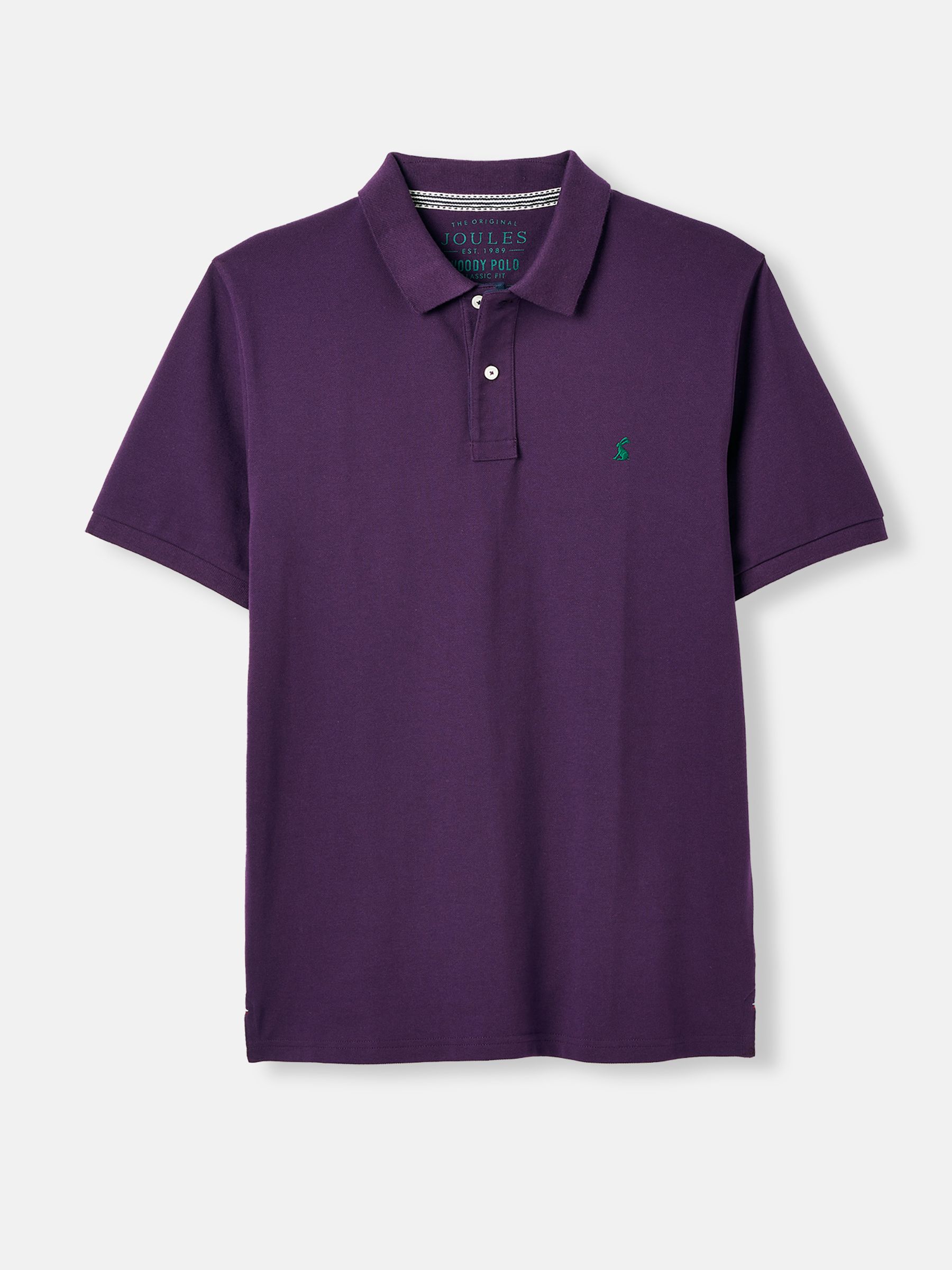 Woody Purple Cotton Polo Shirt - Image 6 of 6