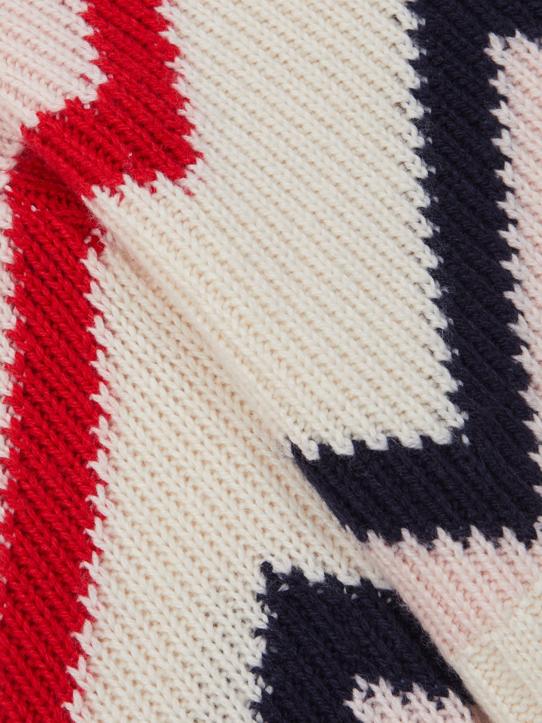 Knitted Zig-Zag Jumper in Pink - 圖片 6/6