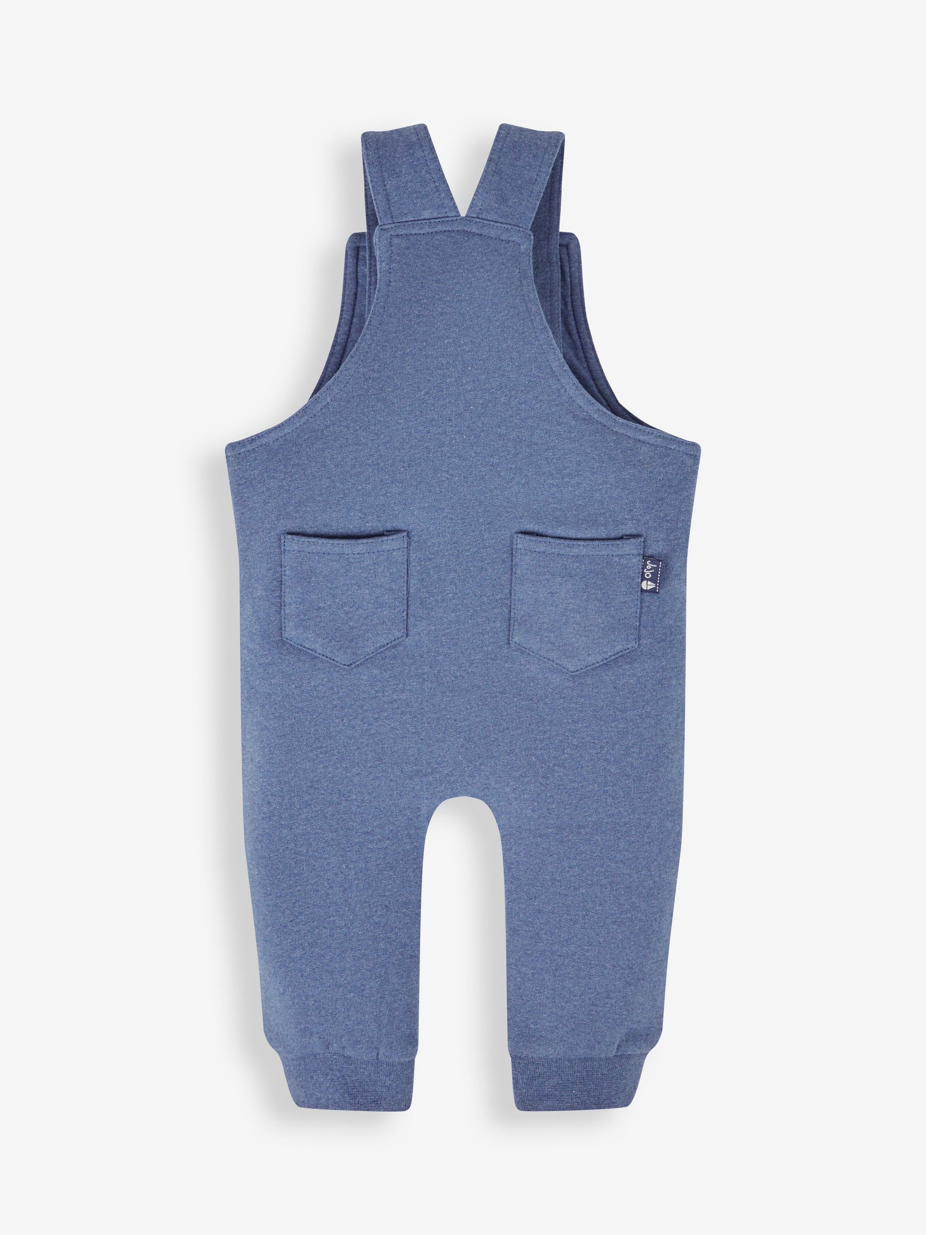 Indigo Blue Rocket Boys' Bear Appliqué Dungarees & Stripe Top Set - Image 3 of 8