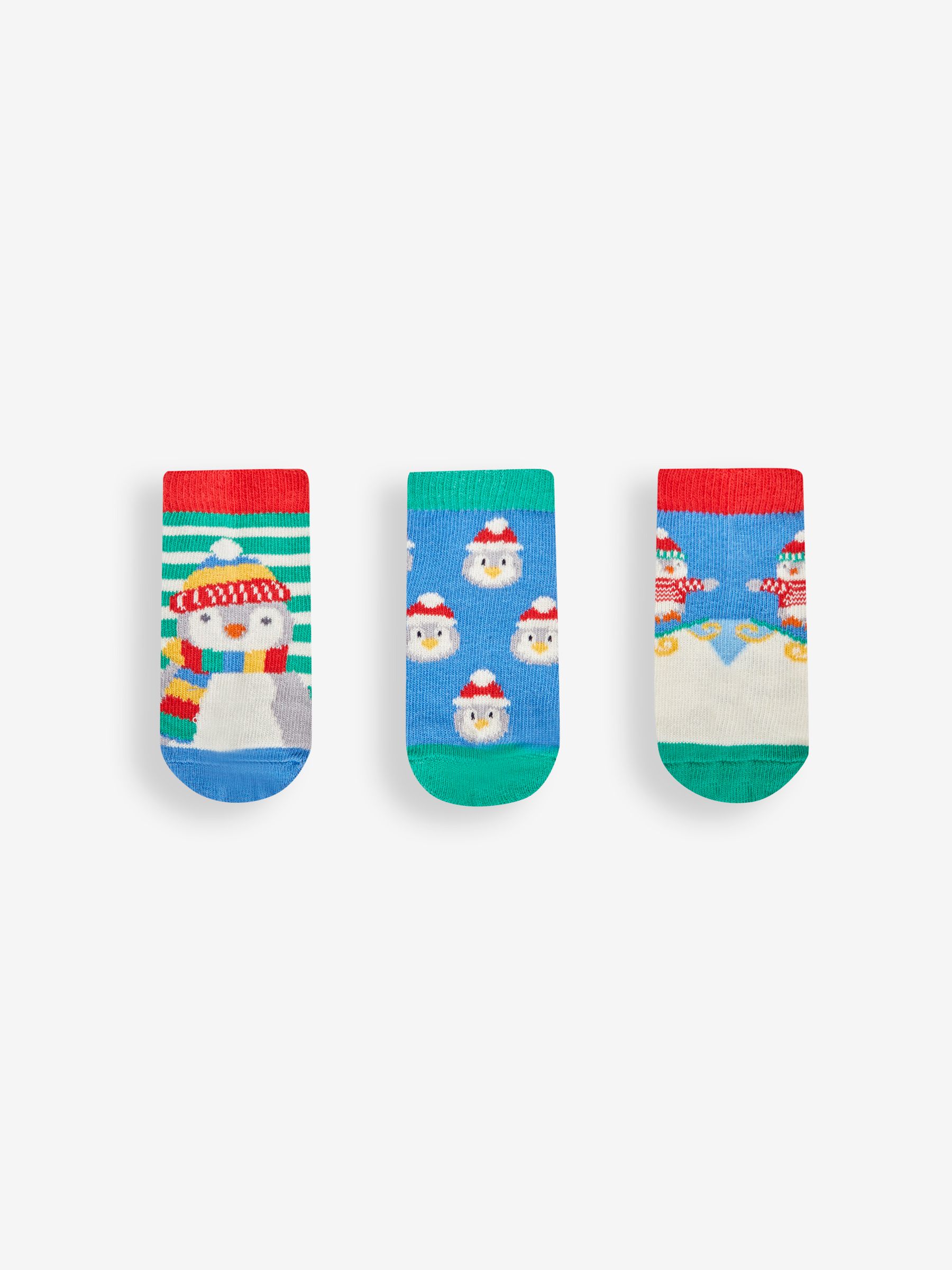 Multi 3-Pack Penguin Socks - Image 2 of 2