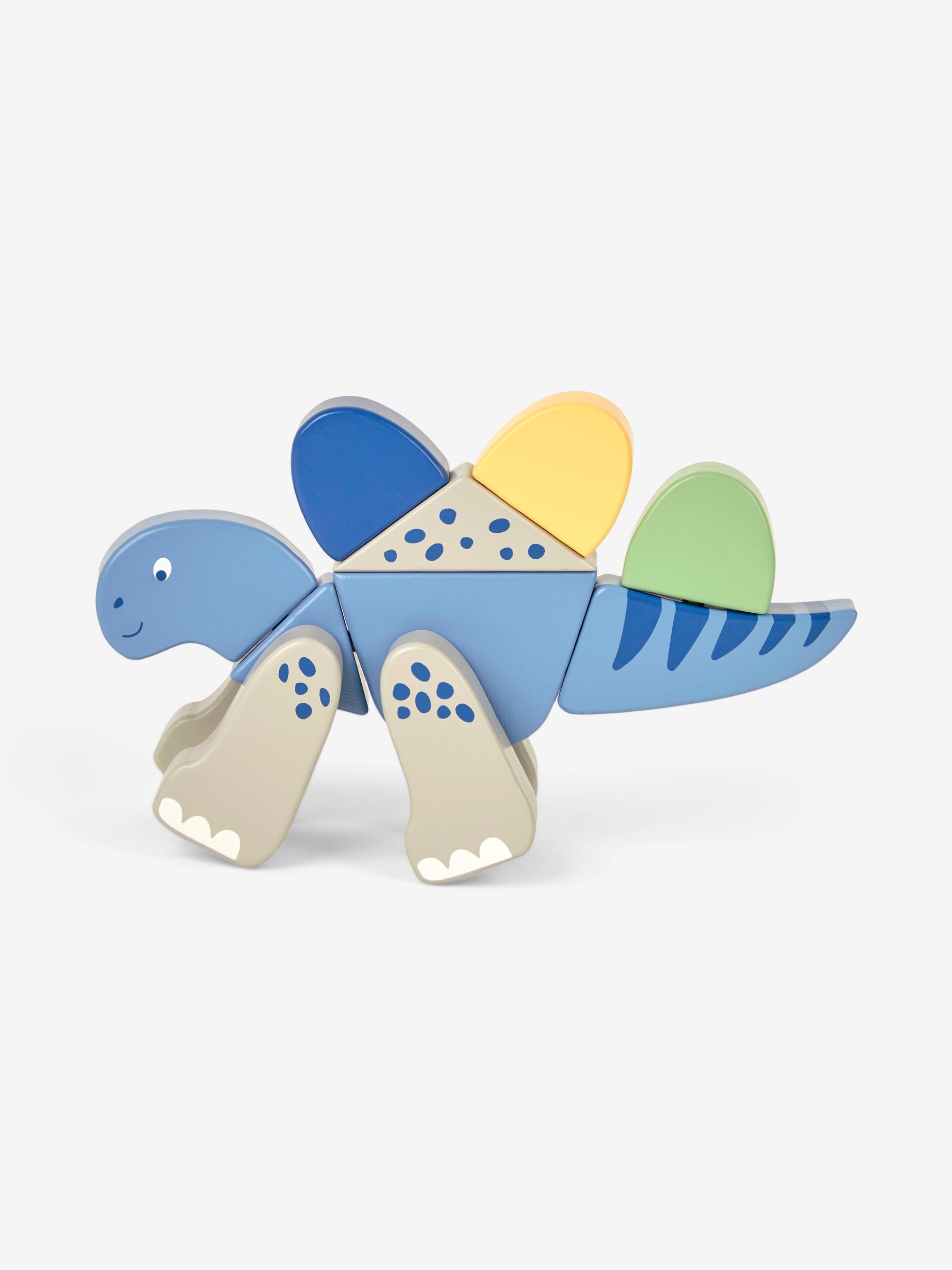 Green Wooden Transforming Dinosaur Playset - Image 5 of 12