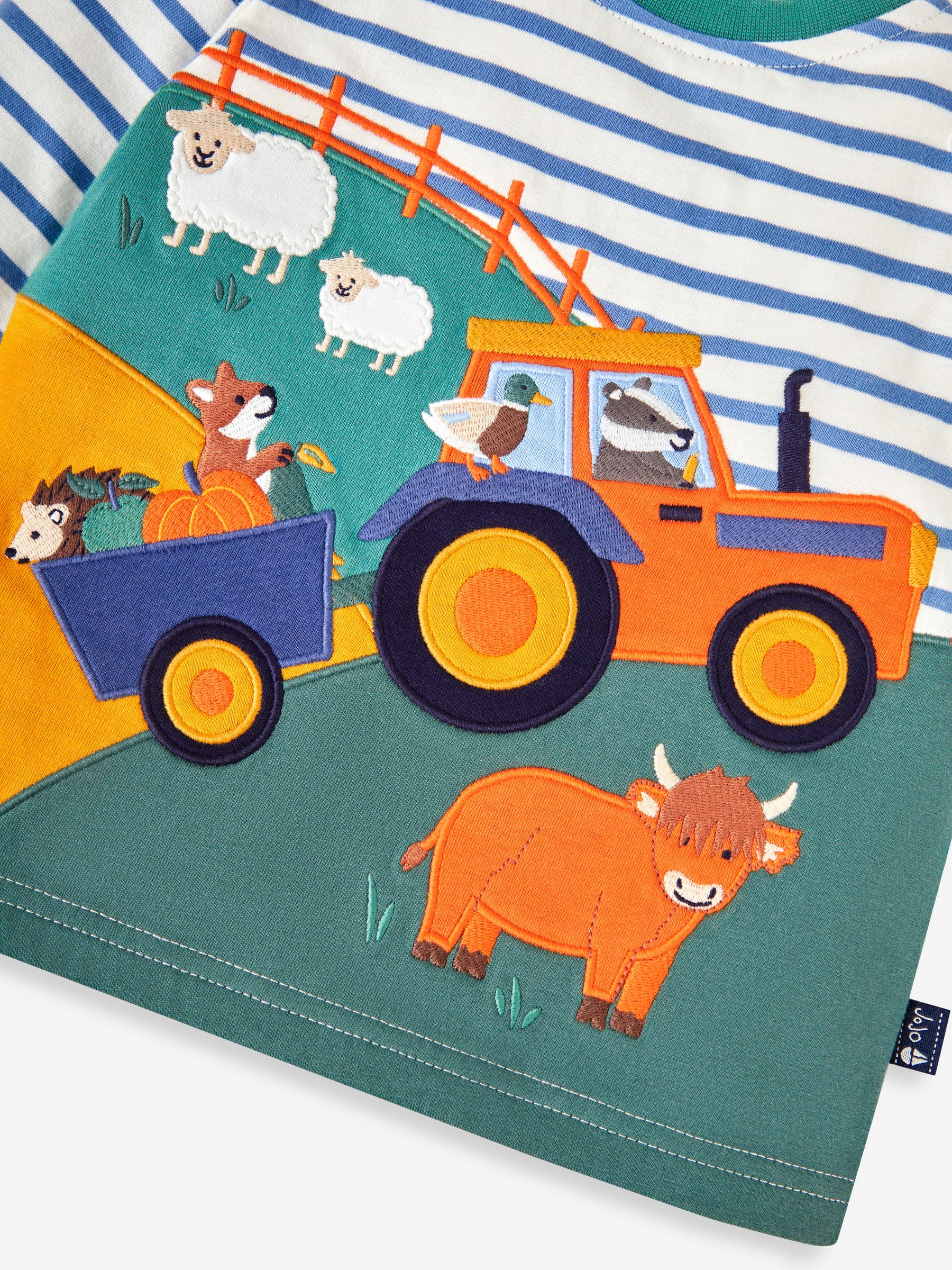 Ecru Farm Scene Appliqué Top - Image 3 of 3