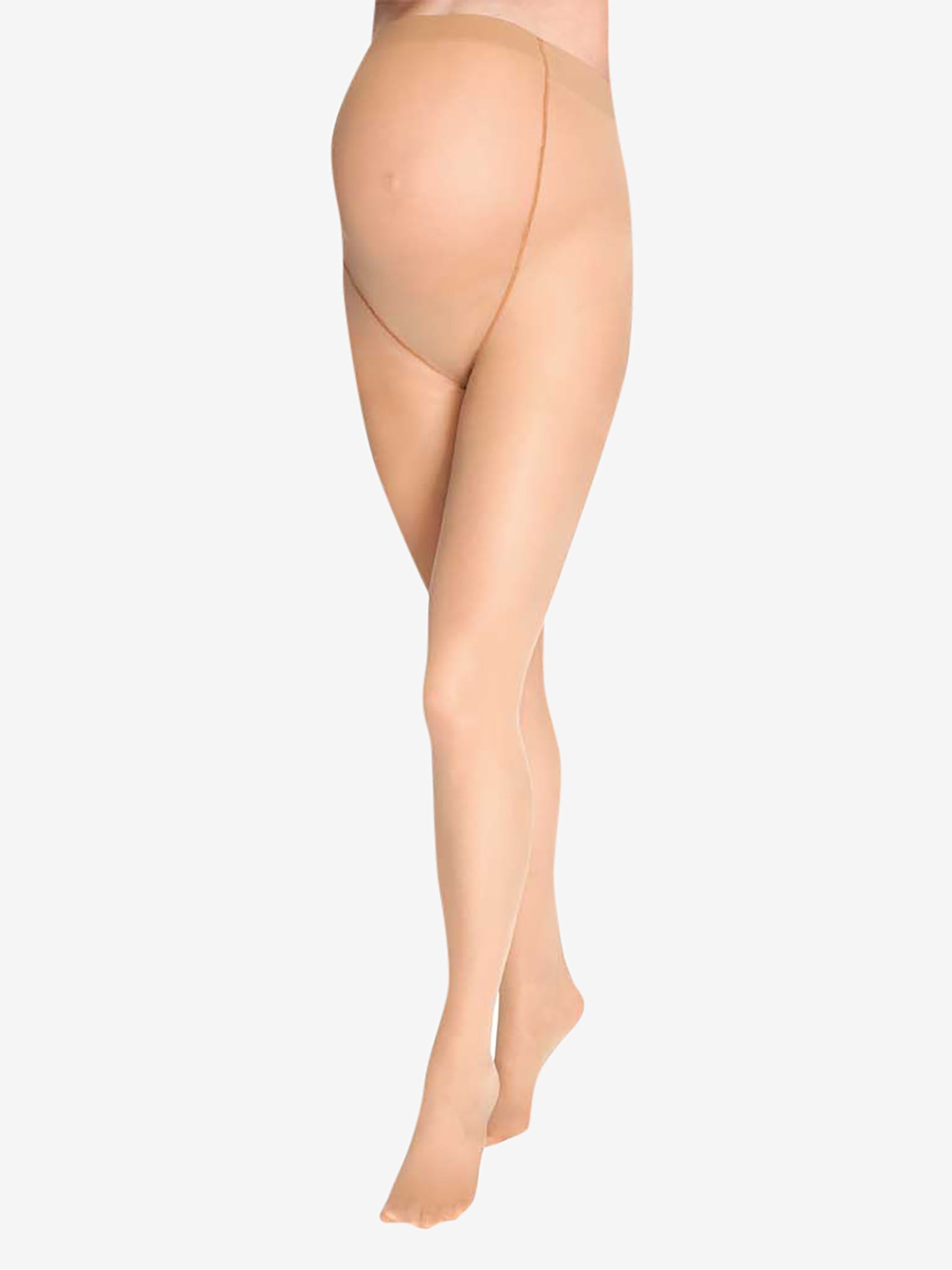 Natural Emma-Jane Glossy Maternity Tights - Image 1 of 2