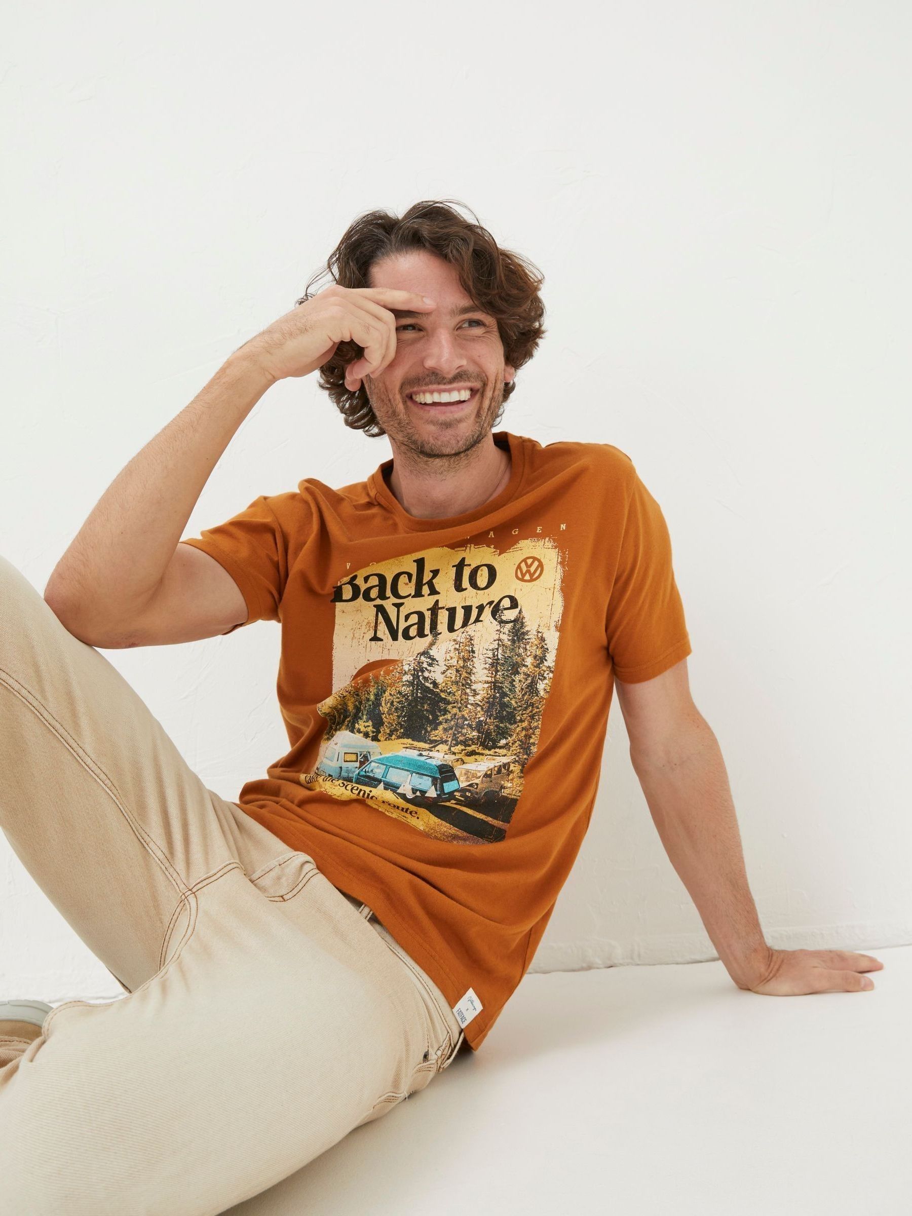 Yellow VW Nature Photo T-Shirt - Image 4 of 6