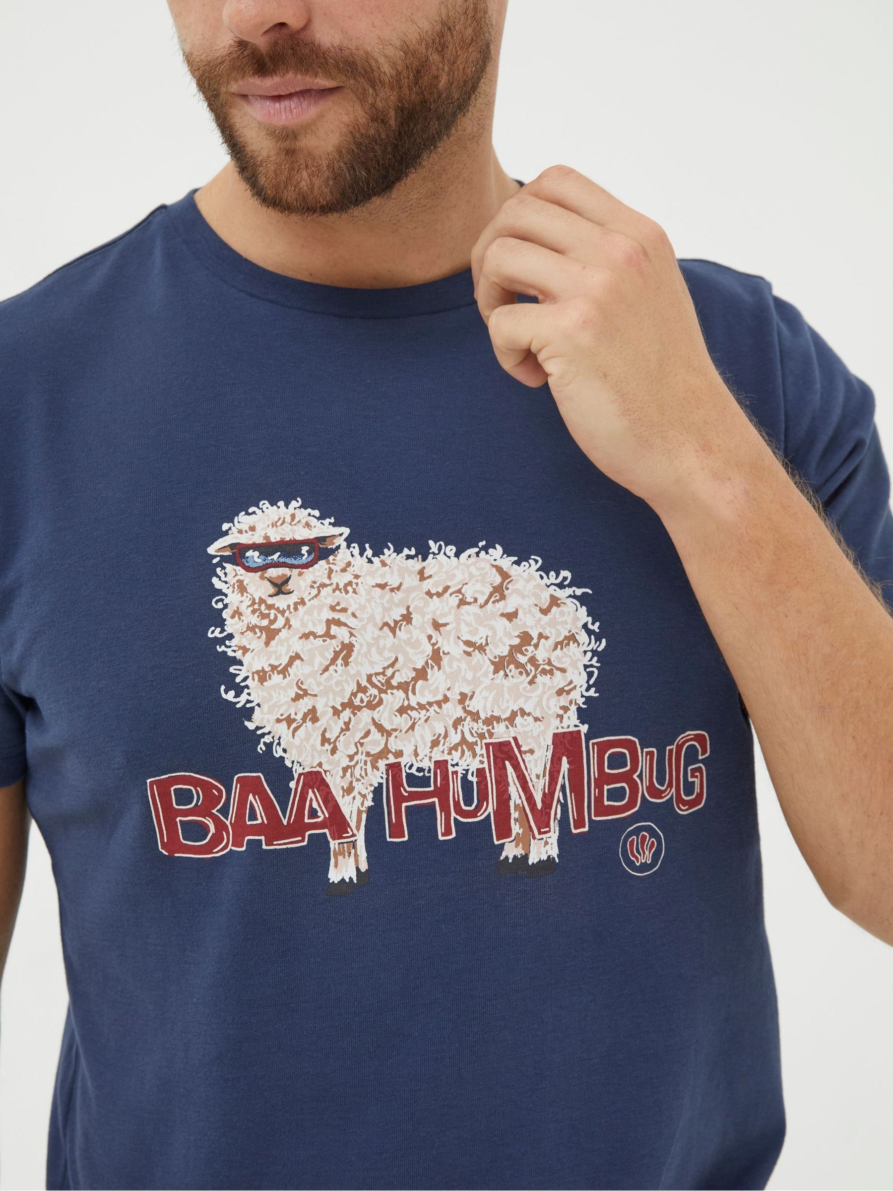 Blue Baa Humbug T-Shirt - Image 3 of 4