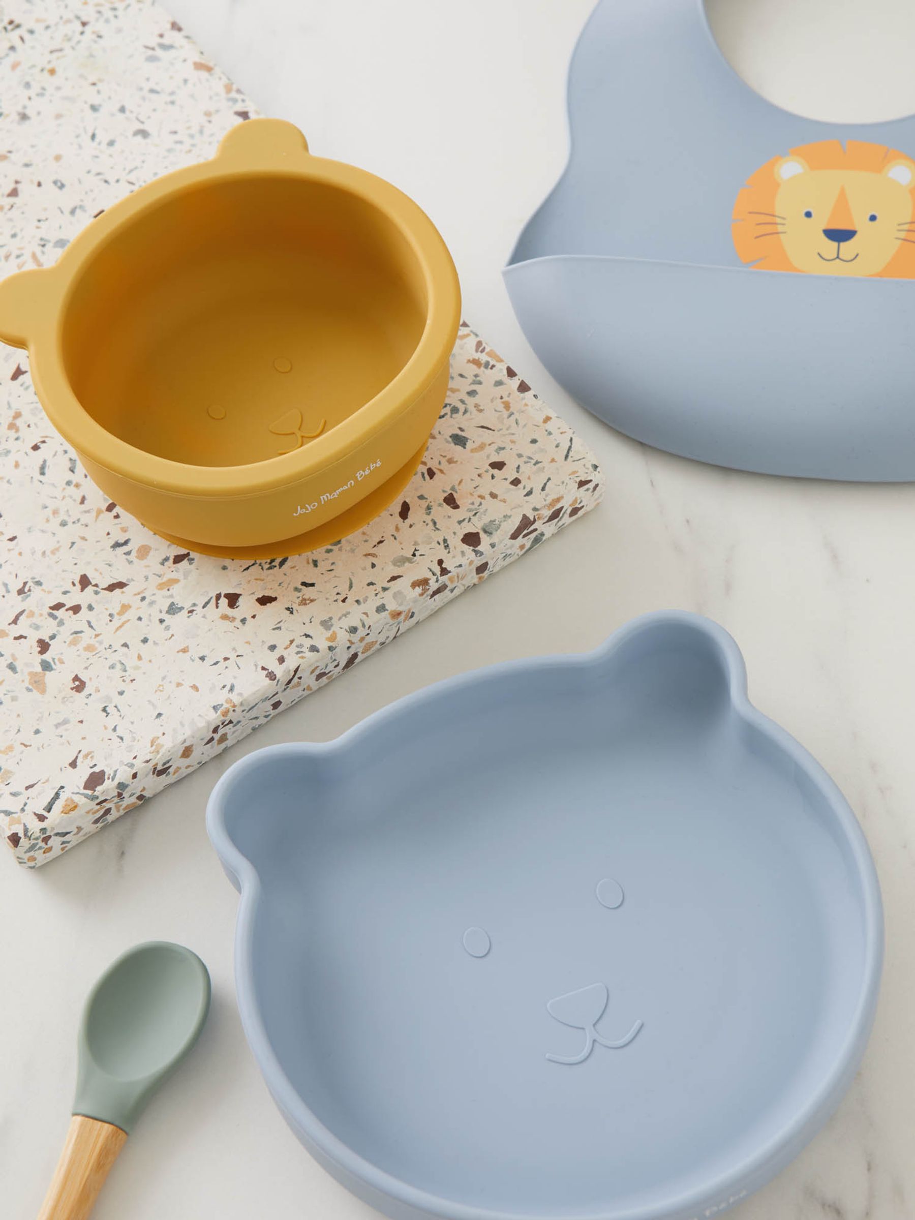 Blue My First Silicone Mealtime Bear Set - Image 3 of 7